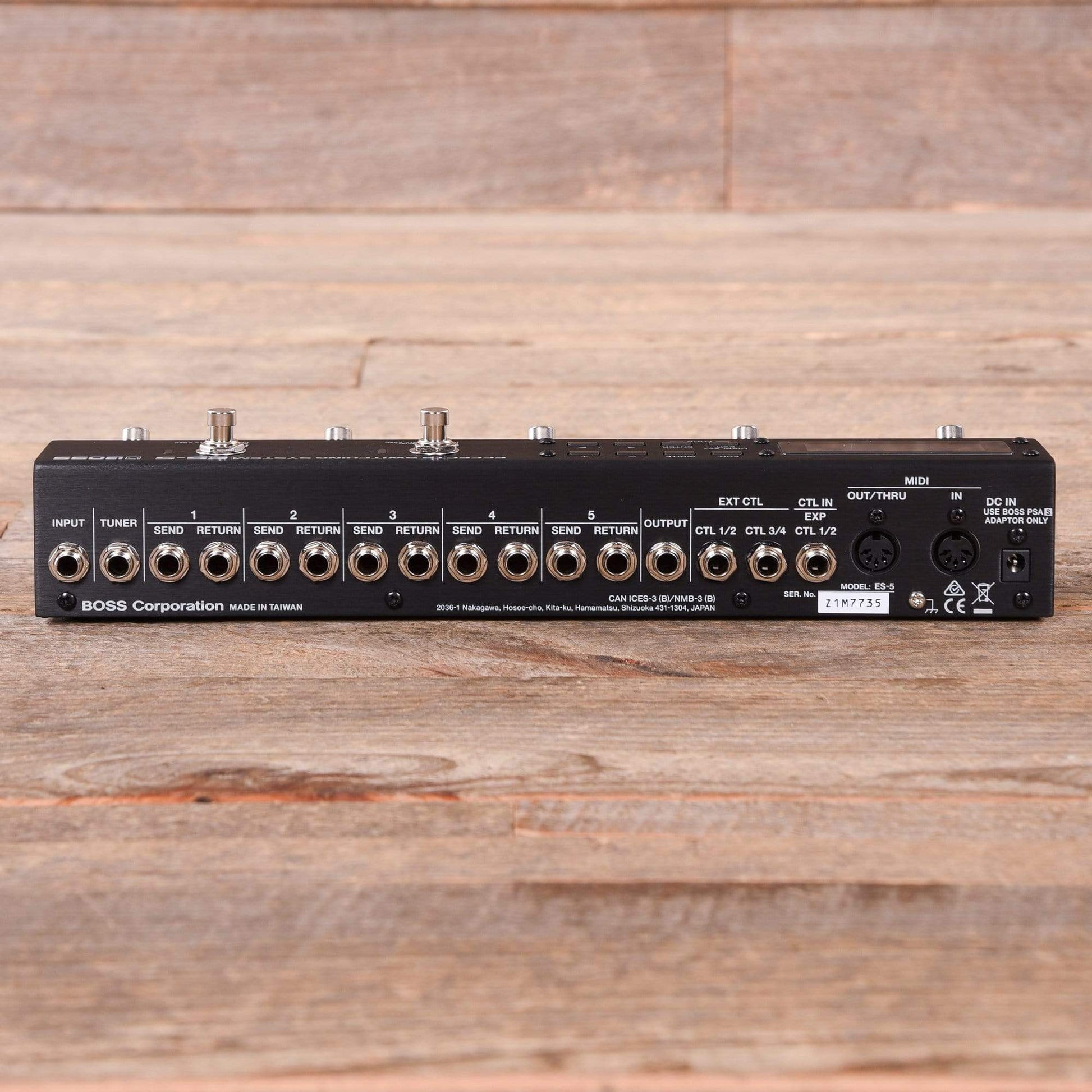 Boss ES-5 Effects Switching System Effects and Pedals / Controllers, Volume and Expression