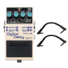 Boss DD-7 Digital Delay Bundle w/ 2 Roland Black Series 6 inch Patch Cables Effects and Pedals / Delay