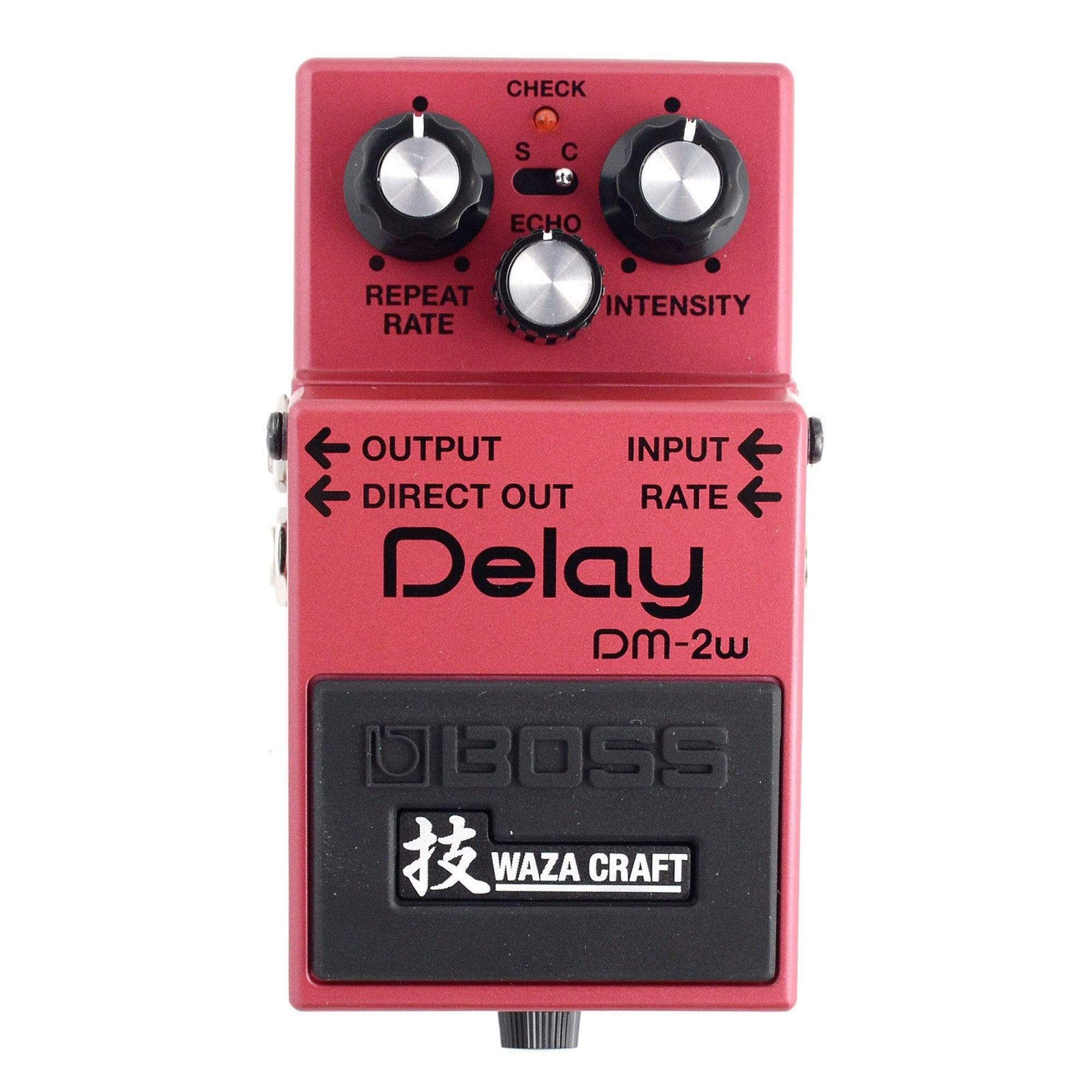 Boss DM-2W Delay Waza Craft Analog Pedal Bundle w/ Boss PSA-120S2 Power Supply Effects and Pedals / Delay