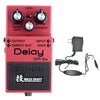 Boss DM-2W Delay Waza Craft Analog Pedal Bundle w/ Boss PSA-120S2 Power Supply Effects and Pedals / Delay