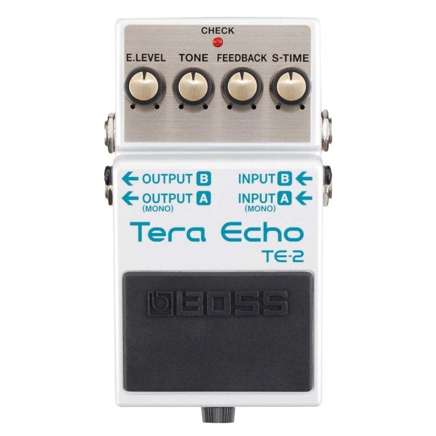 Boss TE-2 Tera Echo Bundle w/ 2 Roland Black Series 6 inch Patch Cables Effects and Pedals / Delay