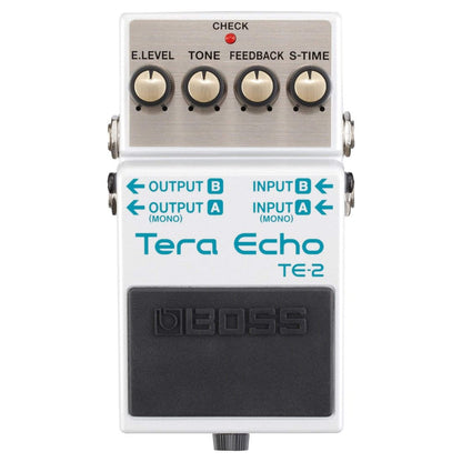 Boss TE-2 Tera Echo Bundle w/ Boss PSA-120S2 Power Supply Effects and Pedals / Delay