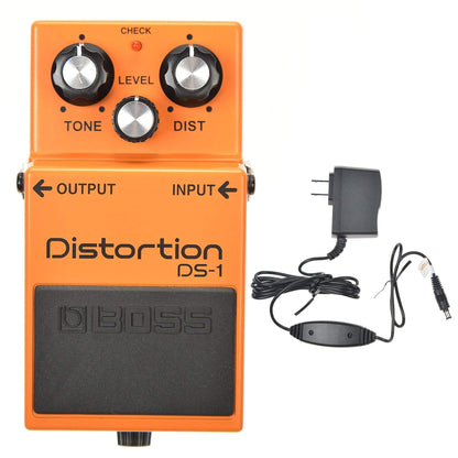 Boss DS-1 Distortion Bundle w/ Boss PSA-120S2 Power Supply Effects and Pedals / Distortion