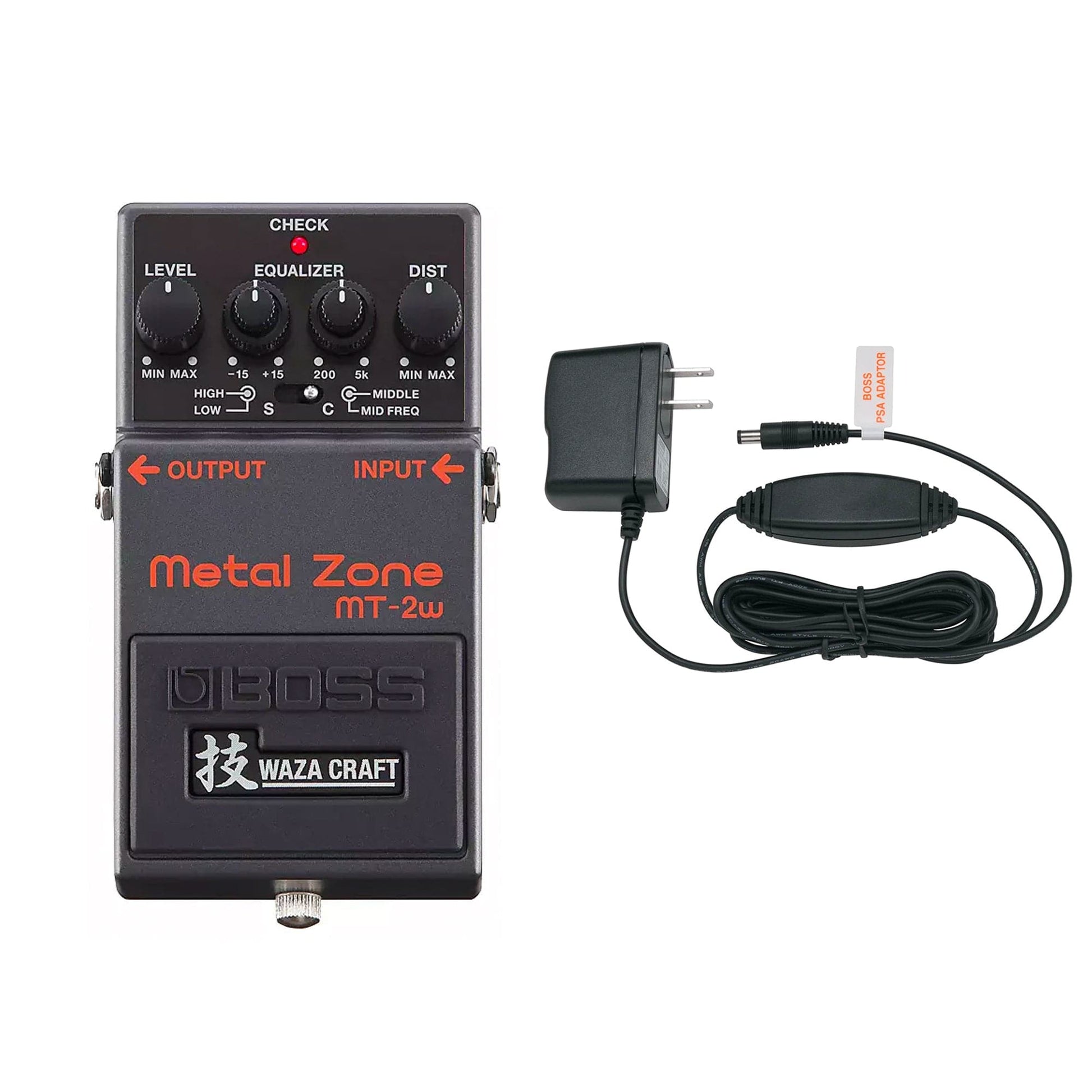 mt 2 pedal Boss MT-2W Metal Zone Waza Craft Distortion Pedal Bundle w/ Boss PSA-1 – Chicago Music Exchange
