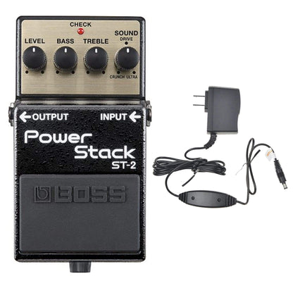 Boss ST-2 Power Stack Bundle w/ Boss PSA-120S2 Power Supply Effects and Pedals / Distortion