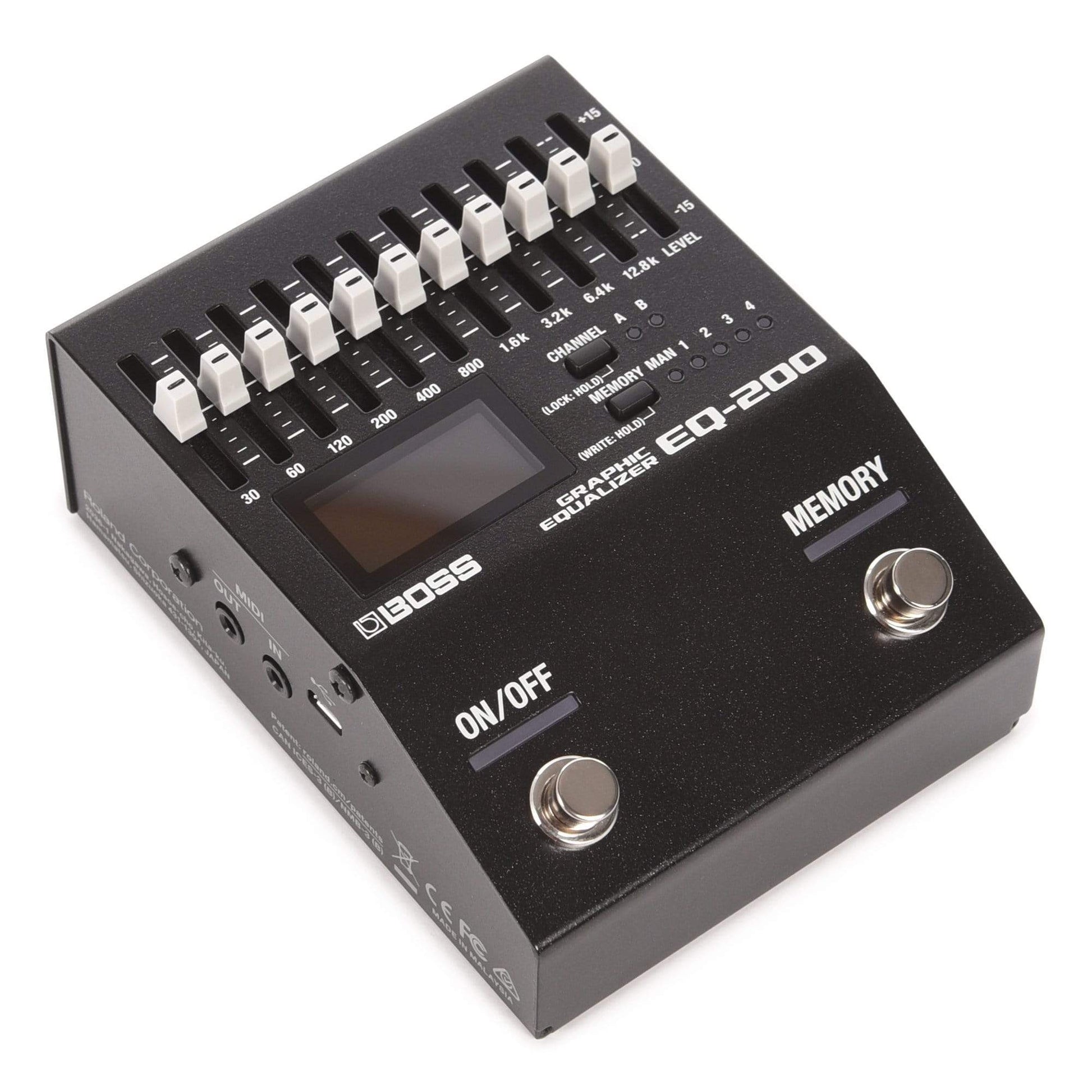 equalizer boss pedal Boss EQ-200 Equalizer – Chicago Music Exchange