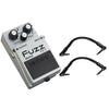 Boss FZ-5 Fuzz Bundle w/ 2 Roland Black Series 6 inch Patch Cables Effects and Pedals / Fuzz