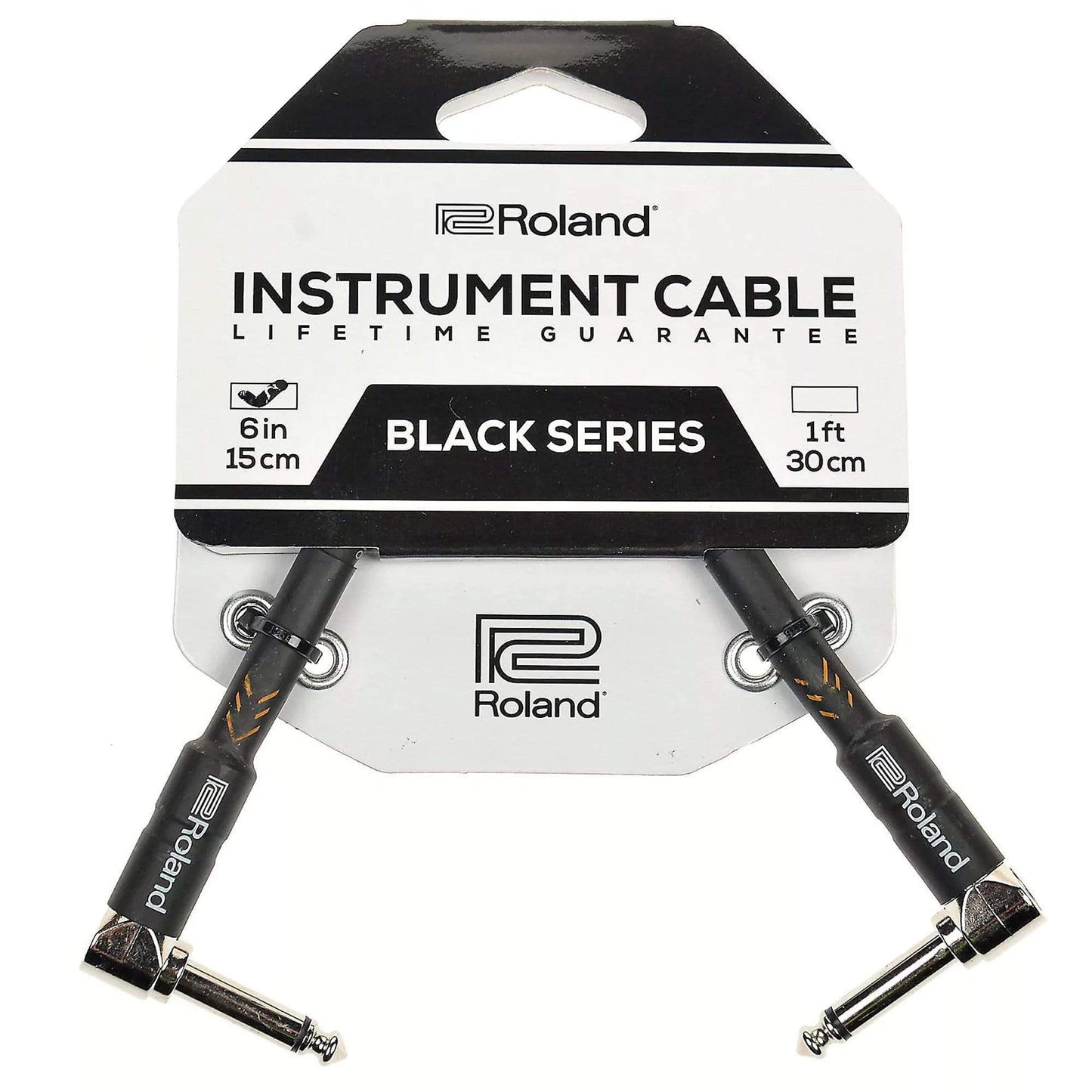 Boss RC-1 Loop Station Bundle w/ 2 Roland Black Series 6 inch Patch Cables Effects and Pedals / Loop Pedals and Samplers