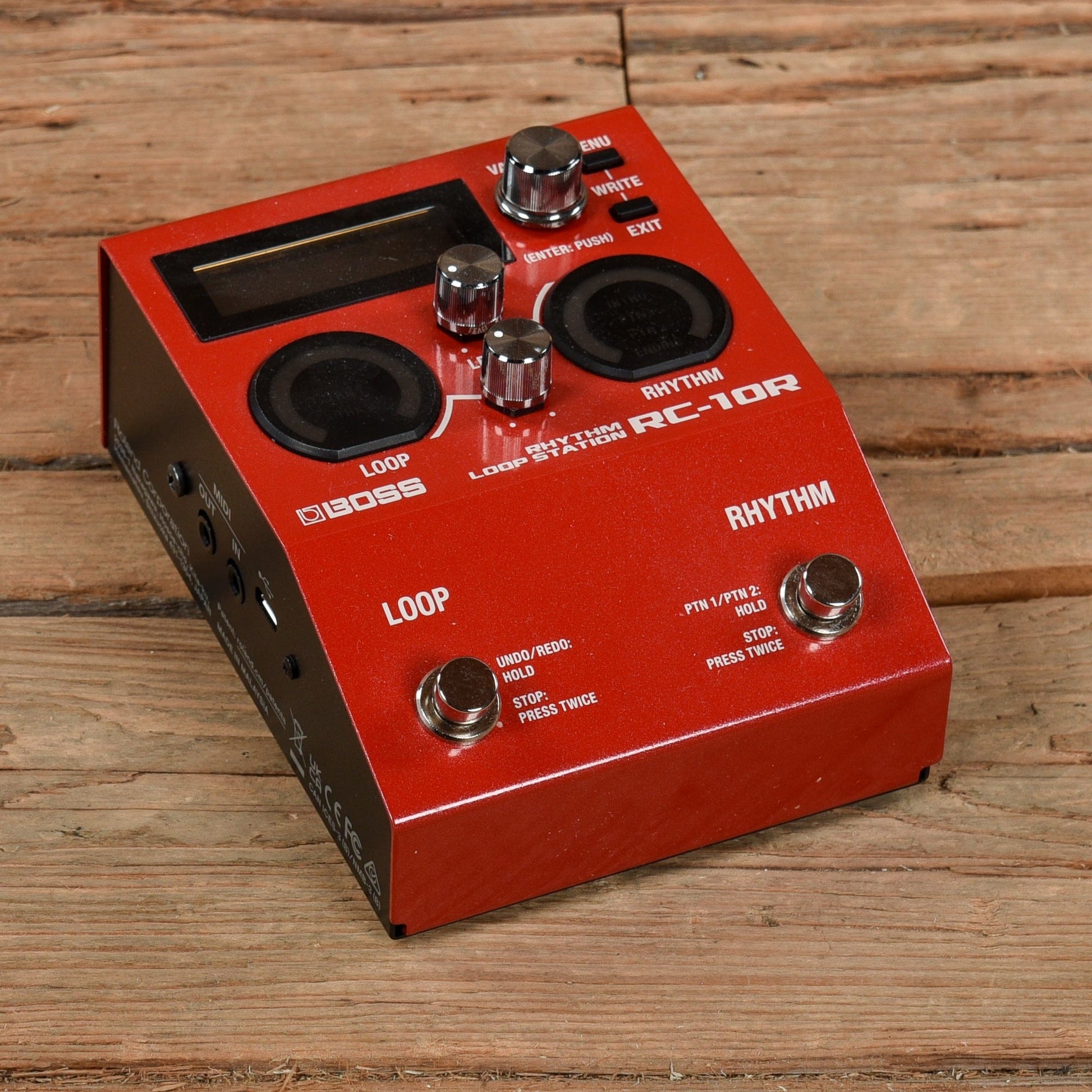 rhythm pedal Boss RC-10R Rhythm Loop Station – Chicago Music Exchange