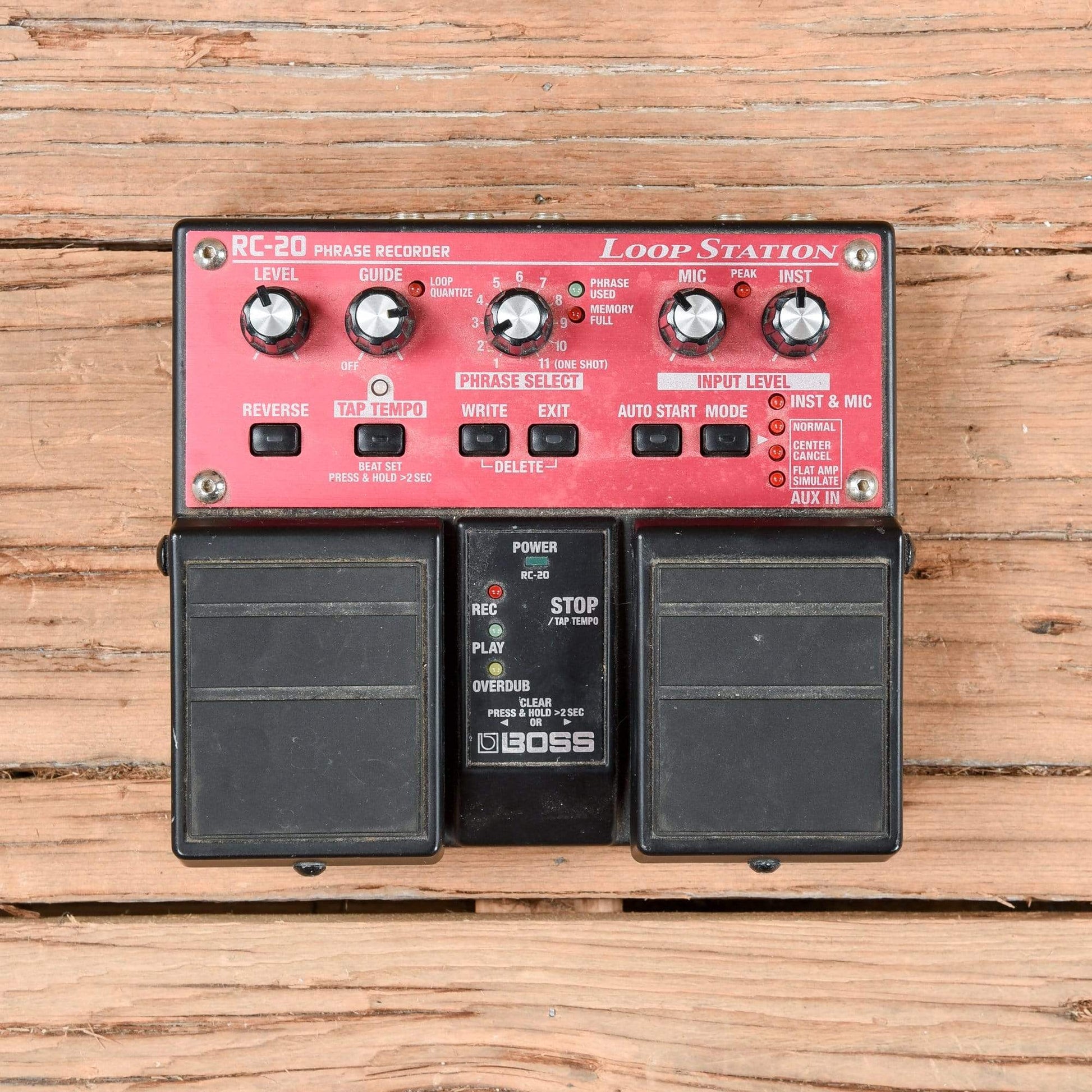 Boss RC-20 Loop Station Effects and Pedals / Loop Pedals and Samplers