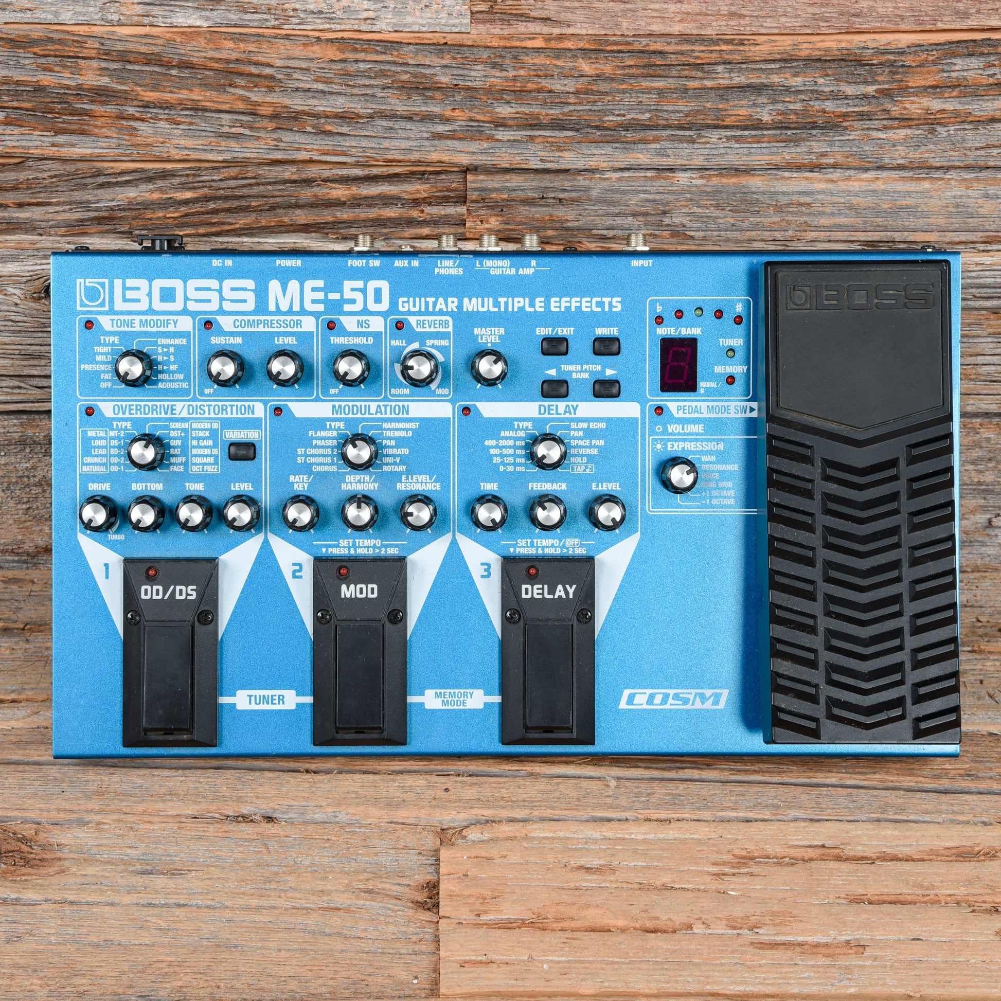 Boss ME-50 Guitar Multi Effects Processor Effects and Pedals / Multi-Effect Unit