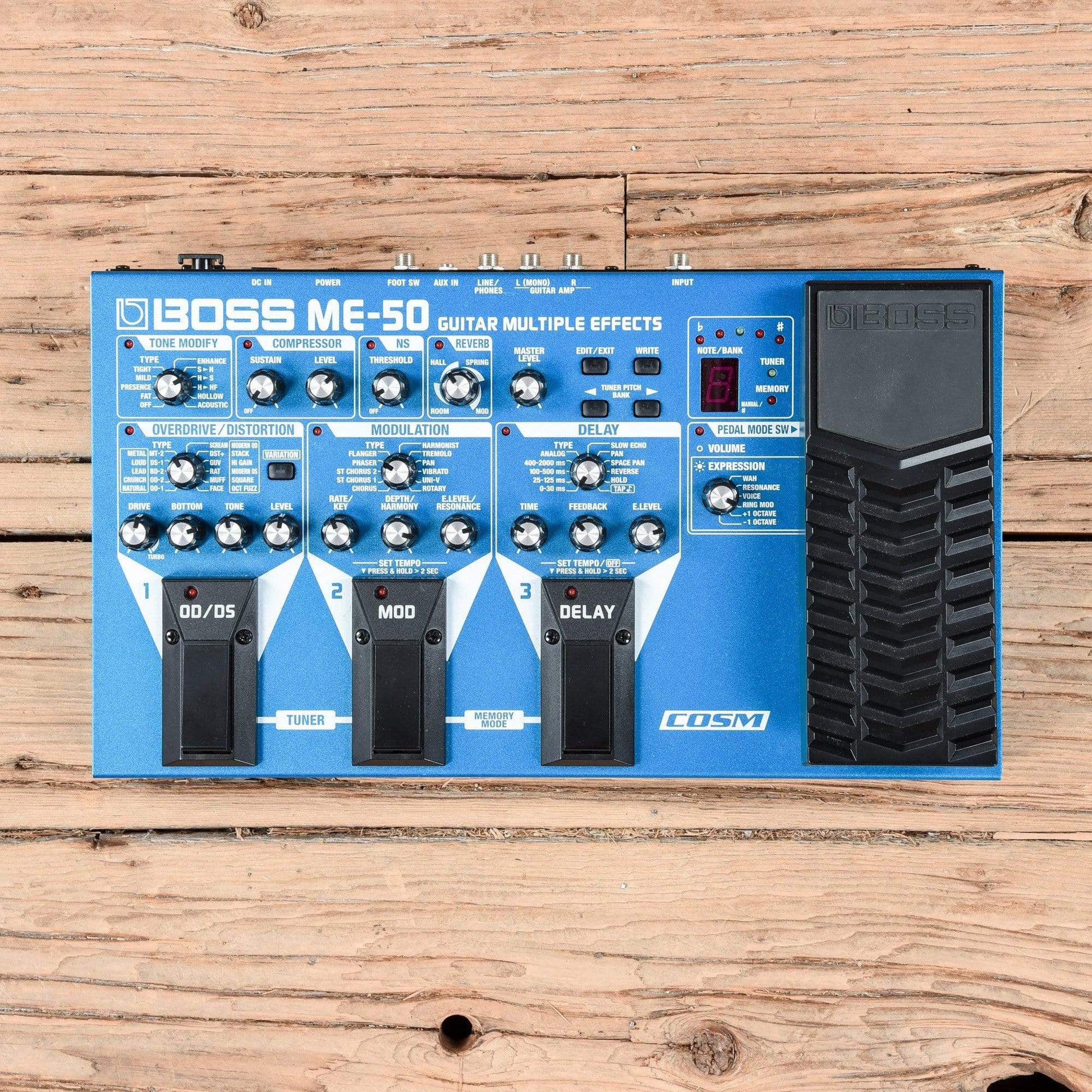 boss me-50 guitar multi effects pedal Boss ME-50 Guitar Multiple Effects – Chicago Music Exchange