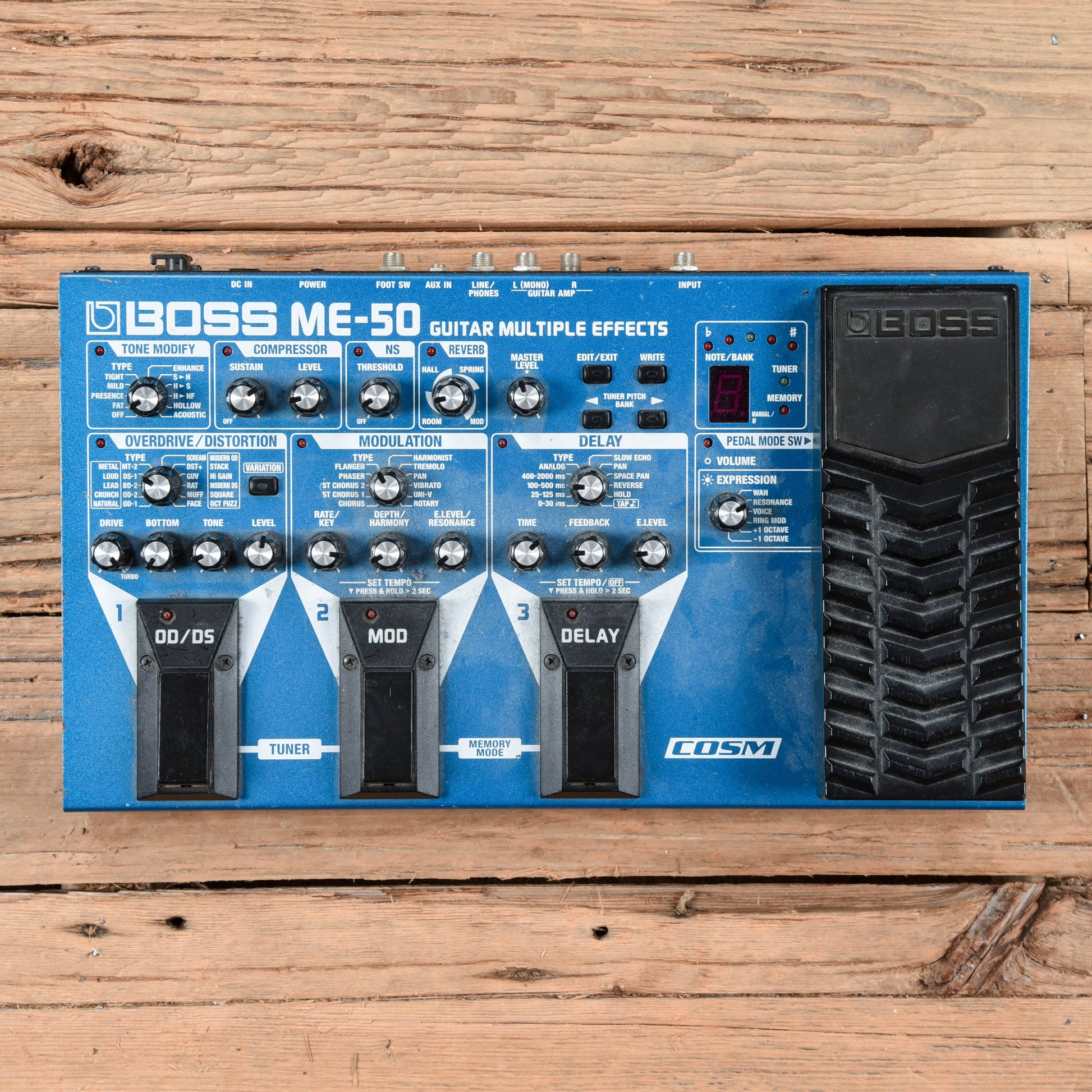 Boss ME-50 Guitar Multiple Effects Effects and Pedals / Multi-Effect Unit