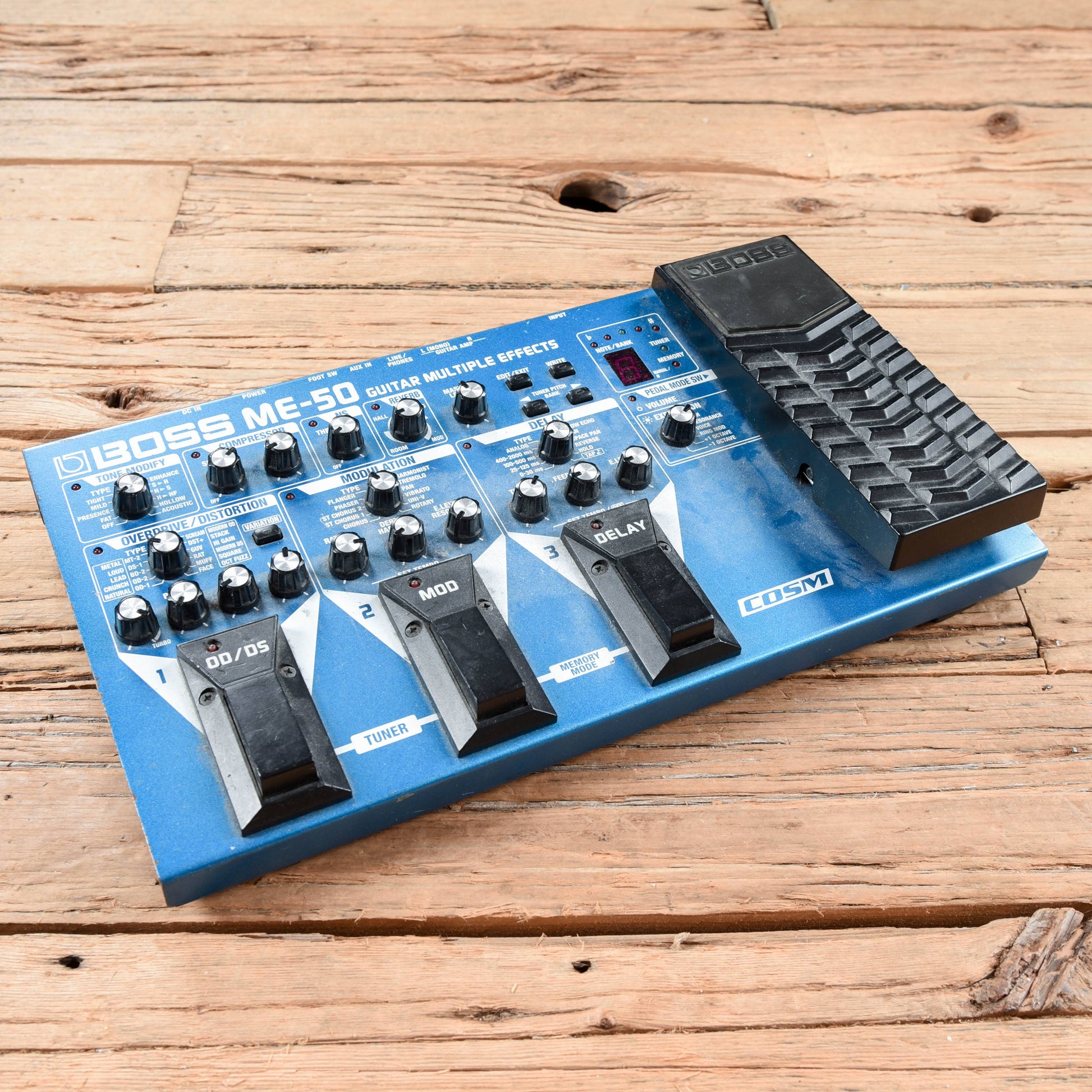 boss me 50 multi effects pedal Boss ME-50 Guitar Multiple Effects – Chicago Music Exchange