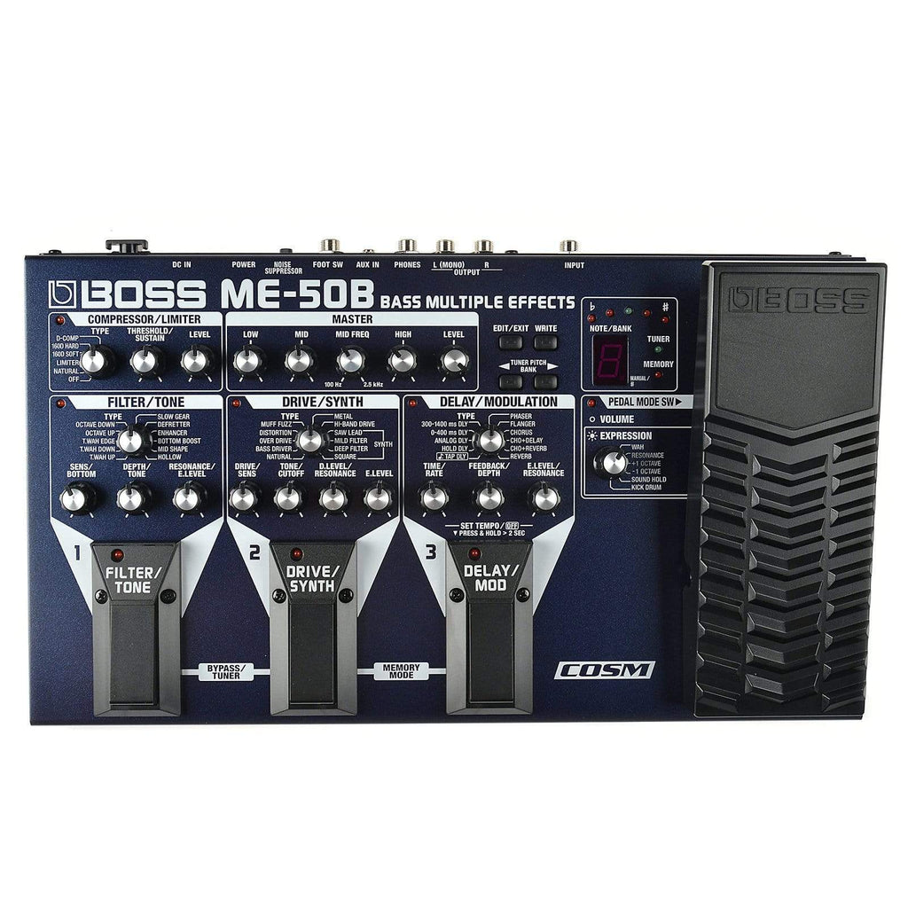 Boss ME-50B Bass Multiple Effects w/ COSM – Chicago Music Exchange