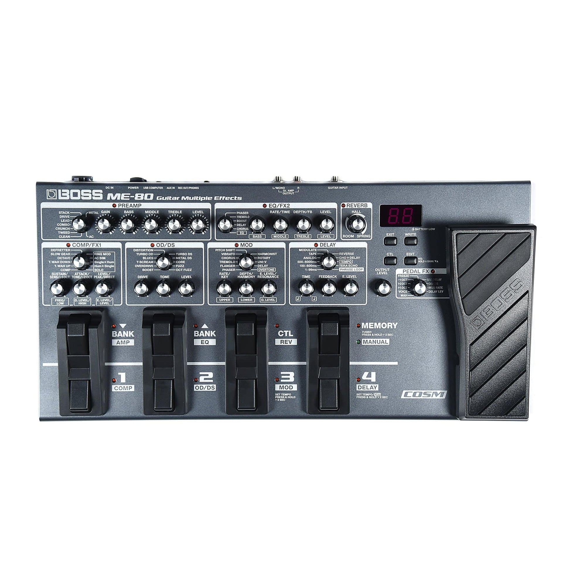 Boss ME-80 Multiple Guitar Effects & Looper Effects and Pedals / Multi-Effect Unit