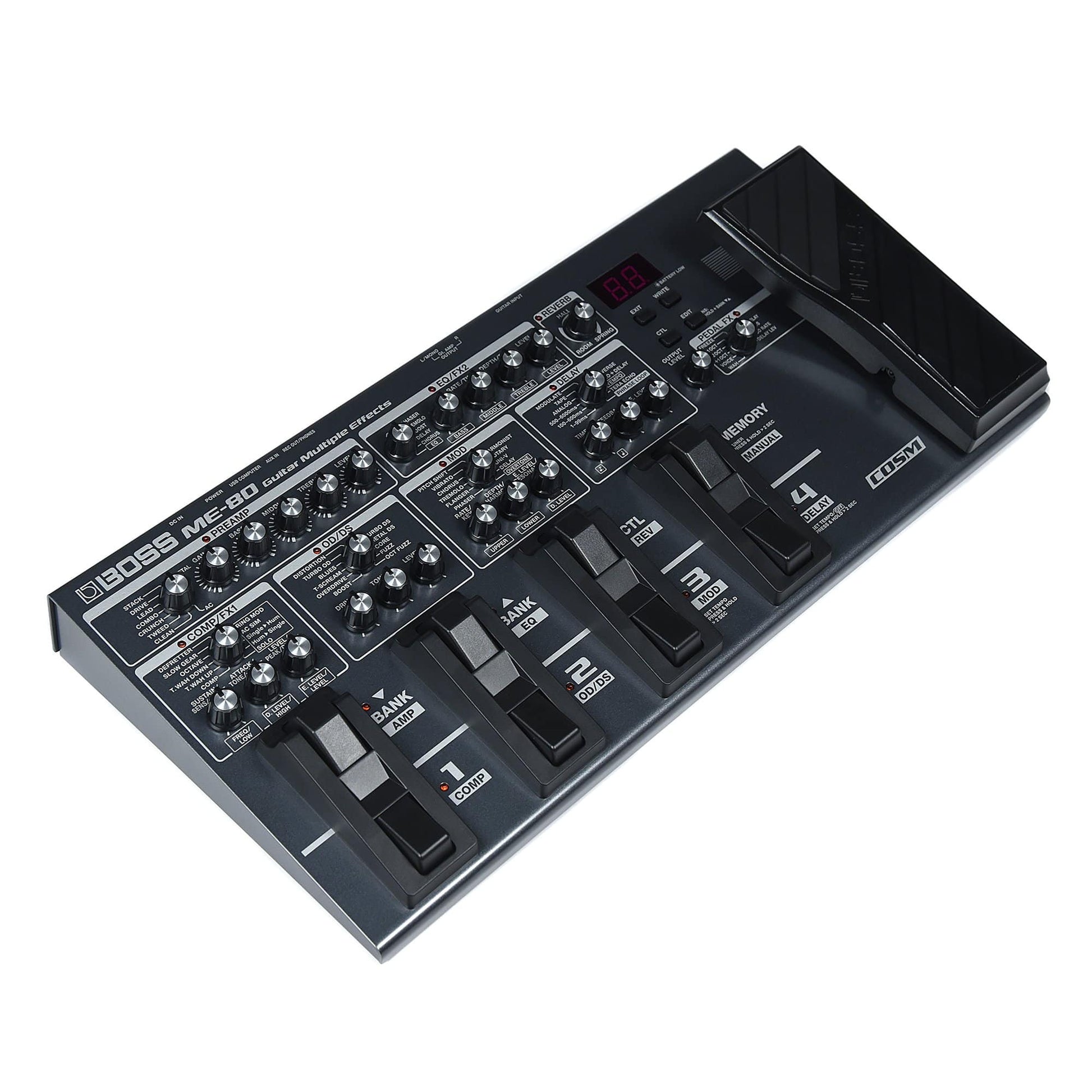 boss me-80 multi-effects pedal Boss ME-80 Multiple Guitar Effects & Looper – Chicago Music Exchange