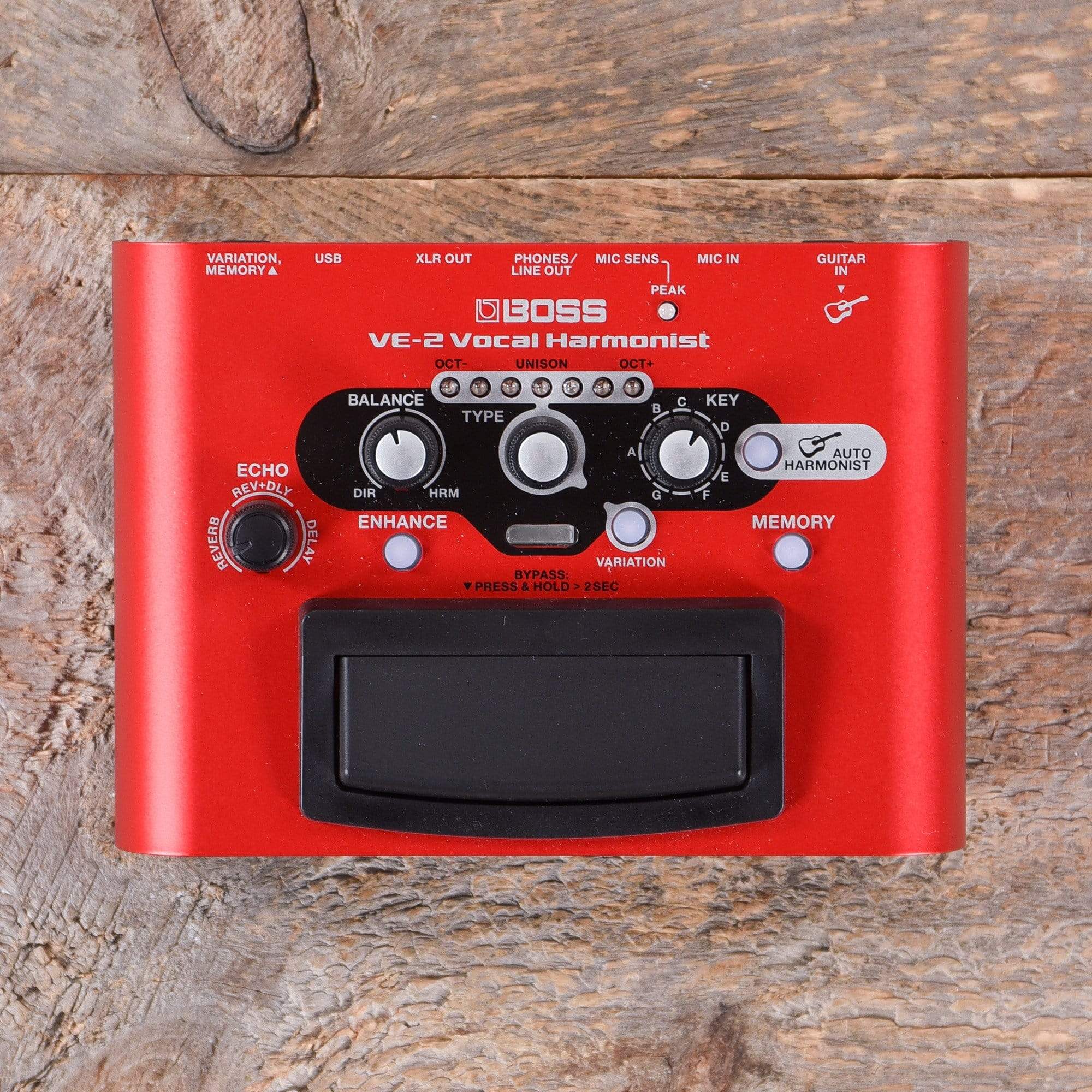 BOSS VE-2 ボーカルハーモニスト BOSS VE-2 Vocal Harmonist レッド