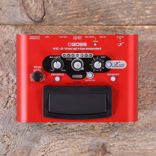 Boss VE-2 Vocal Harmonist Effects and Pedals / Multi-Effect Unit