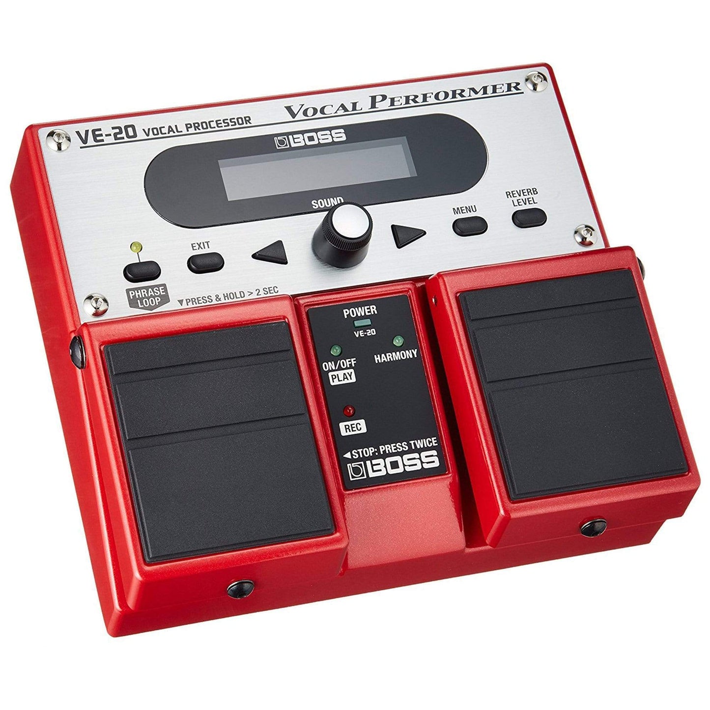 Boss VE-20 Vocal Performer Bundle w/ Shure PGA48 Cardioid Dynamic Vocal Microphone Effects and Pedals / Multi-Effect Unit