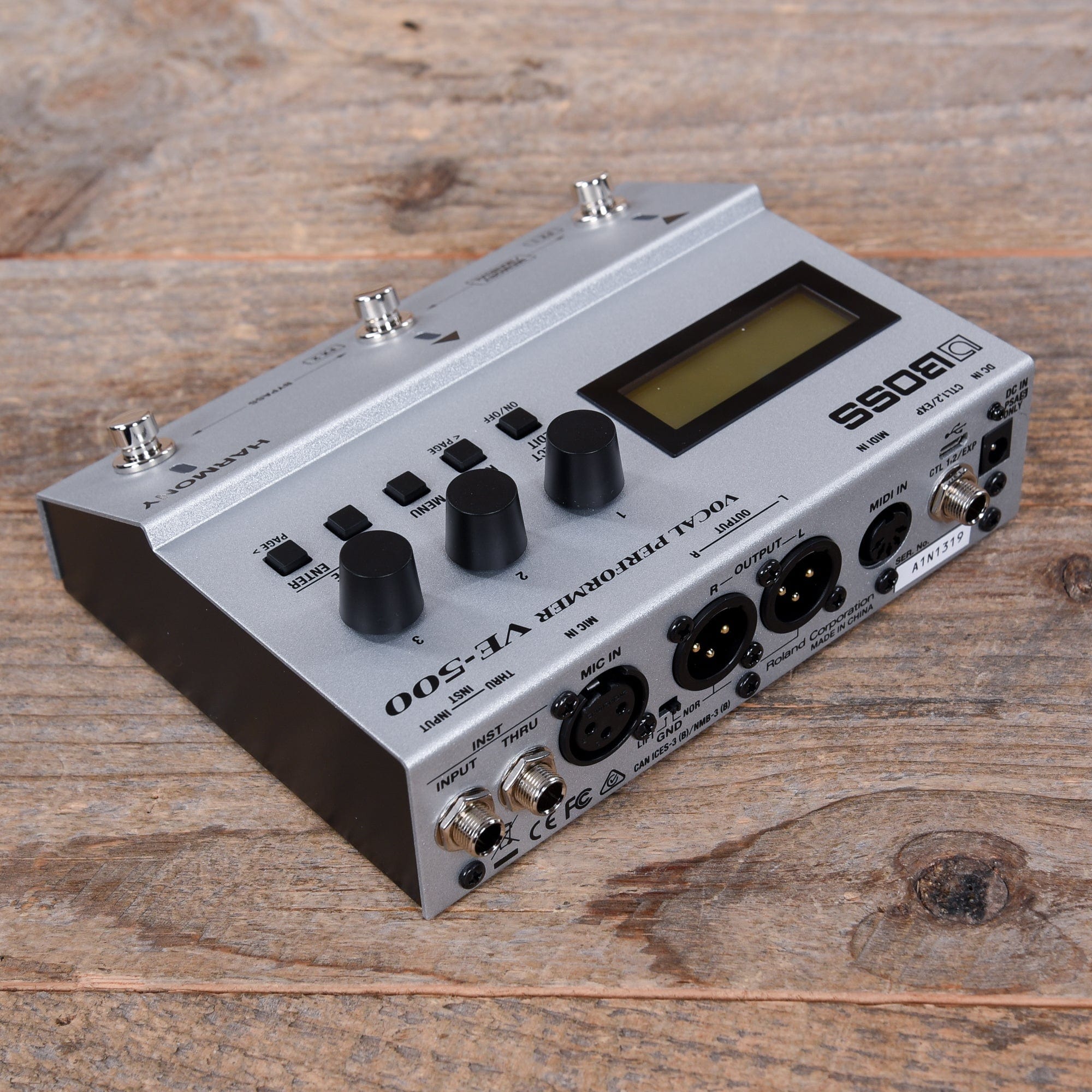 Boss VE500 Vocal Performer Pedal Chicago Music Exchange