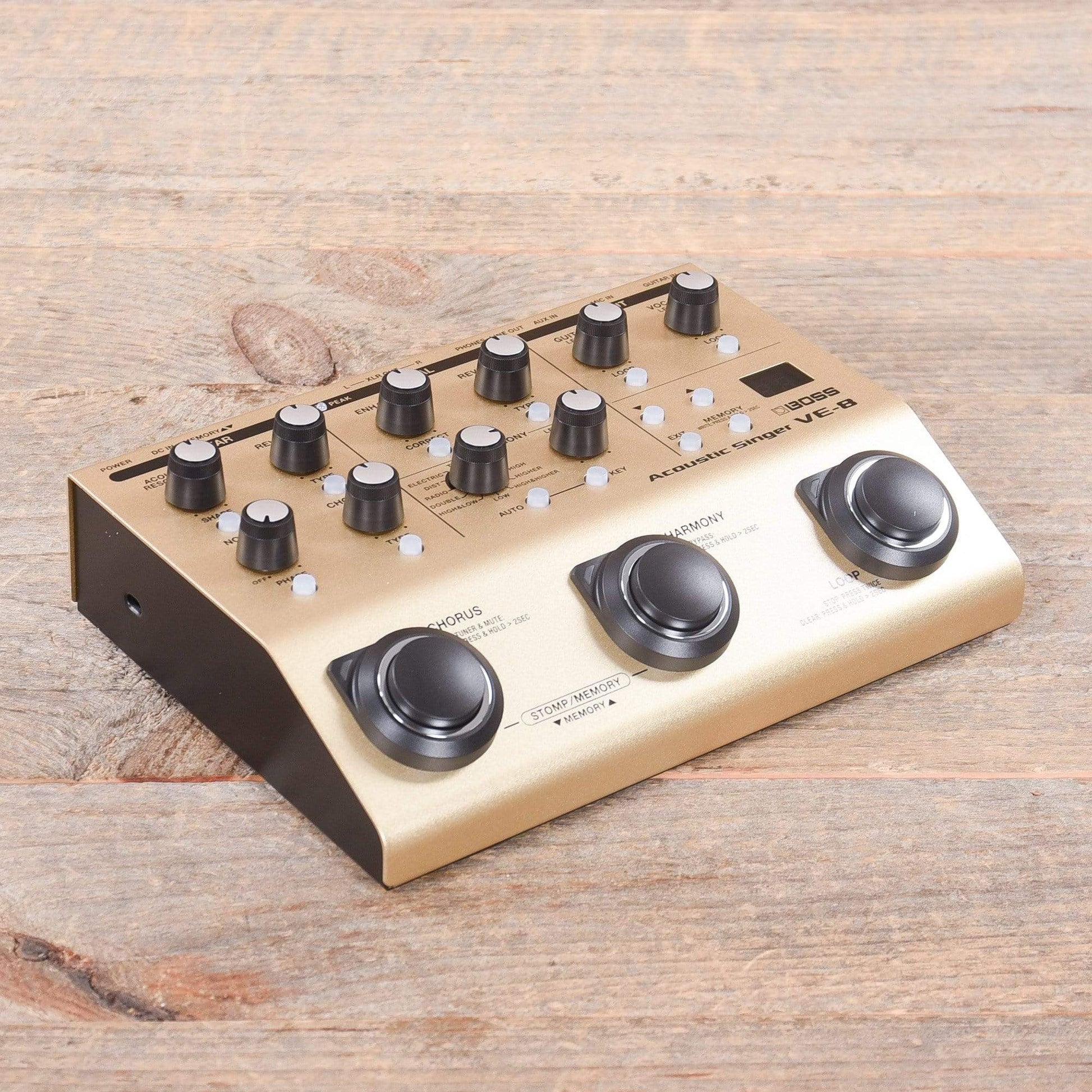 Boss VE-8 Acoustic Singer Effects and Pedals / Multi-Effect Unit