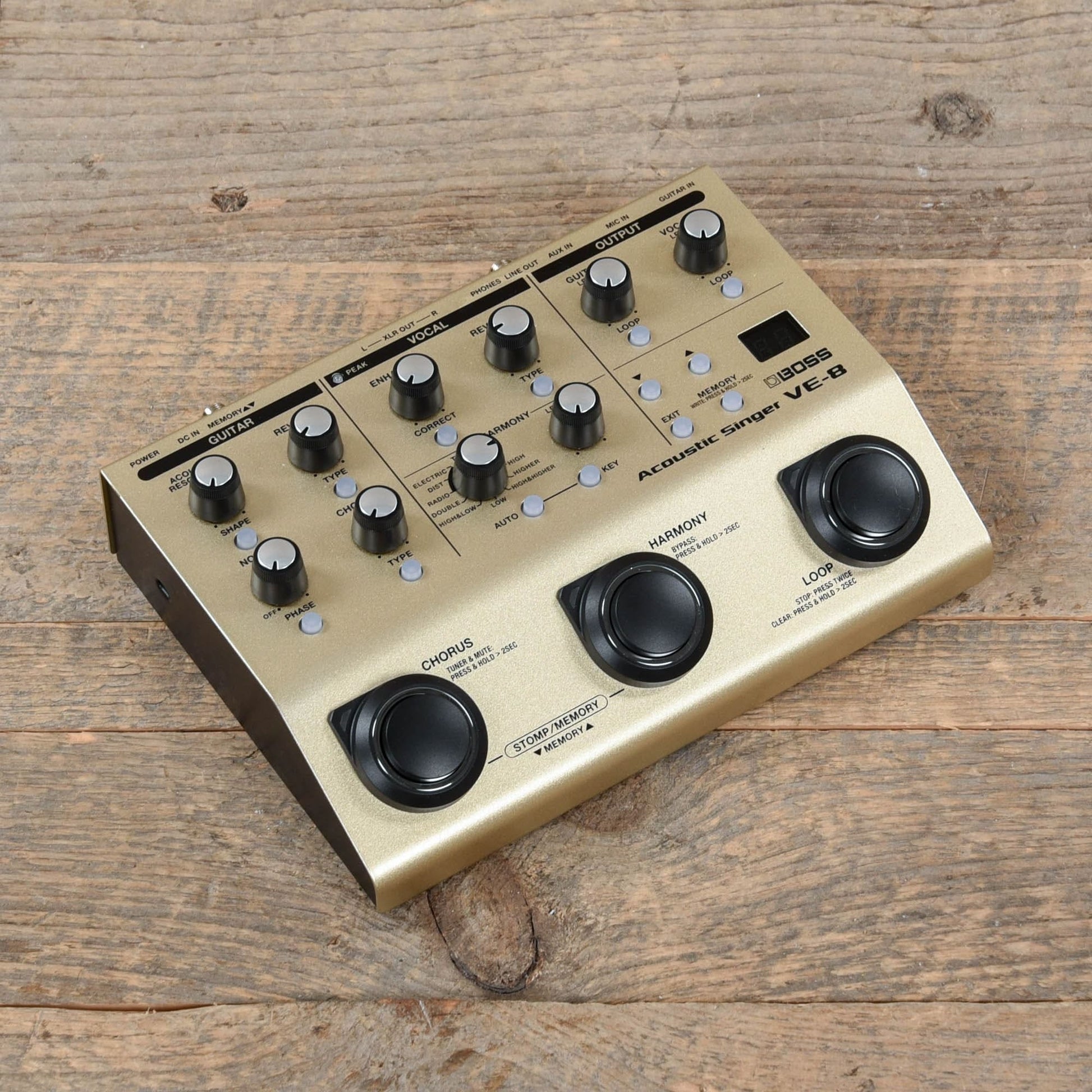 acoustic singer pedal Boss VE-8 Acoustic Singer