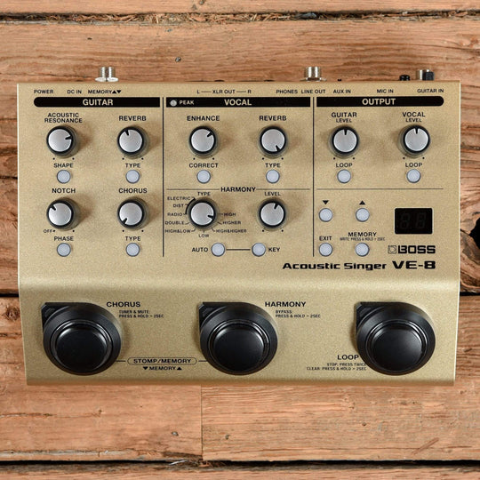 Boss VE-8 Acoustic Singer Effects and Pedals / Multi-Effect Unit