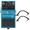 Boss PS-6 Harmonist Bundle w/ 2 Roland Black Series 6 inch Patch Cables Effects and Pedals / Octave and Pitch