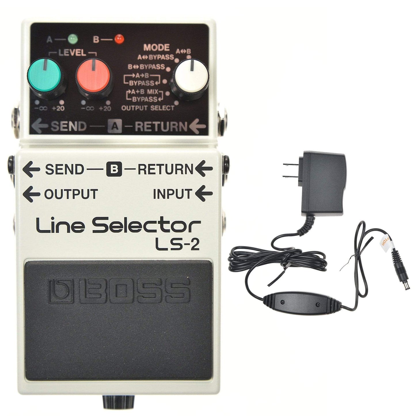 line selector pedal Boss LS-2 Line Selector Bundle w/ Boss PSA-120S2 Power Supply – Chicago Music Exchange