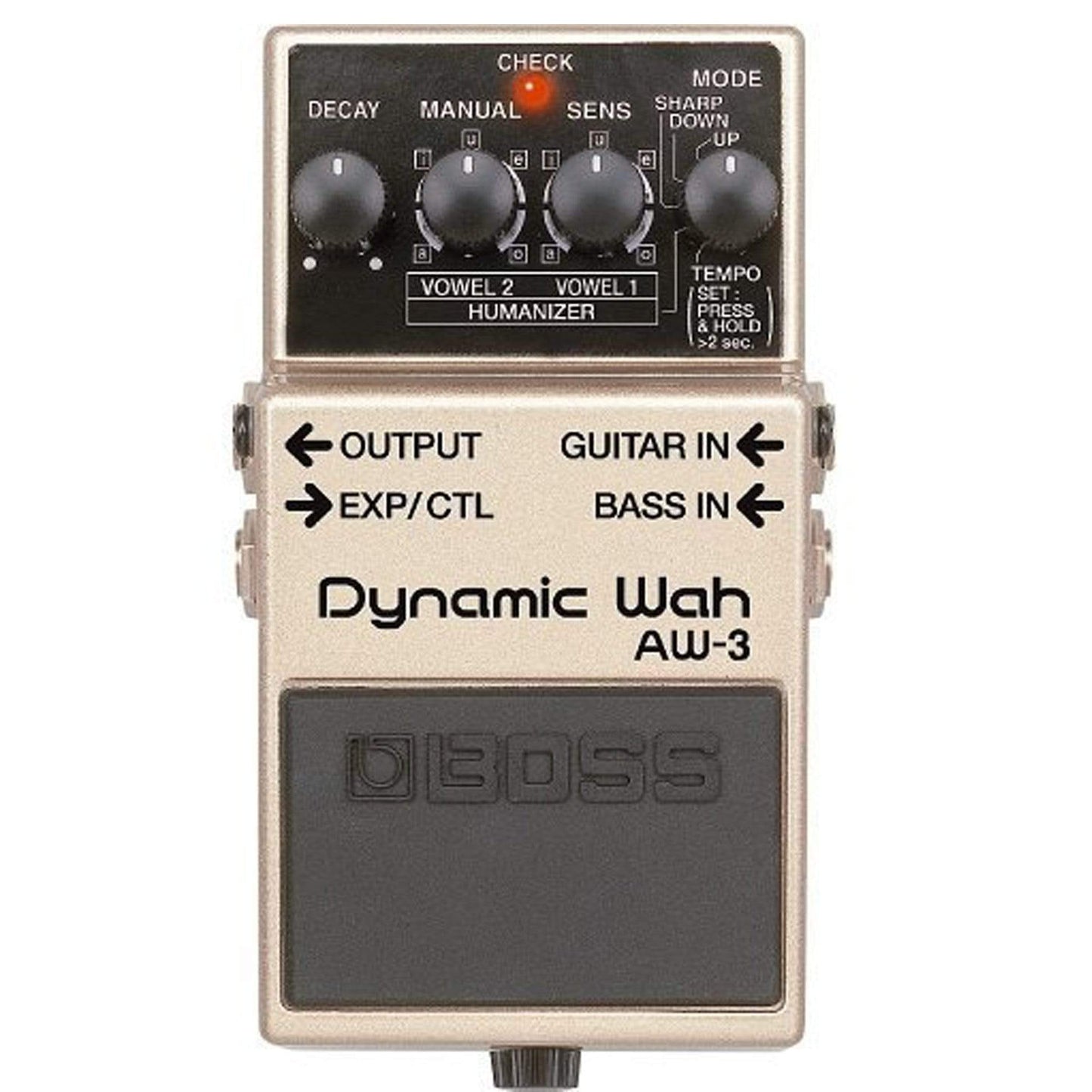 Boss AW-3 Dynamic Wah Bundle w/ Boss PSA-120S2 Power Supply Effects and Pedals / Wahs and Filters
