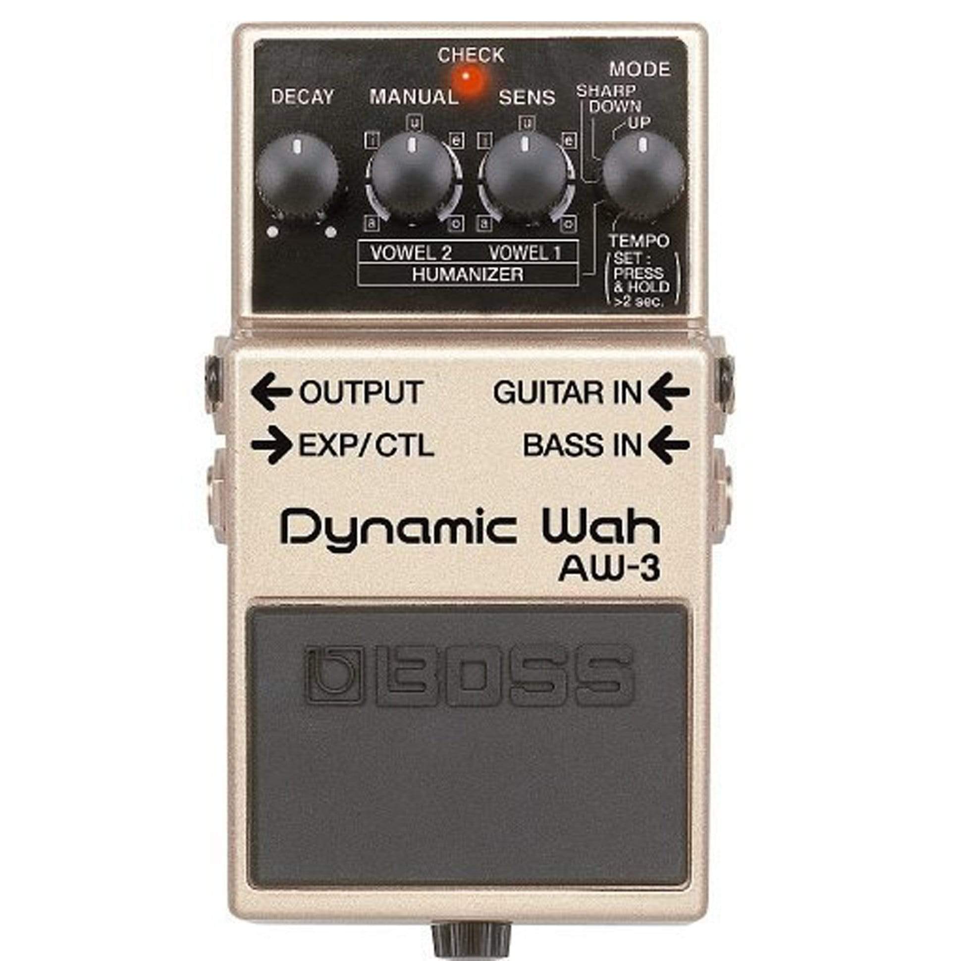 Boss AW-3 Dynamic Wah Bundle w/ Boss PSA-120S2 Power Supply Effects and Pedals / Wahs and Filters