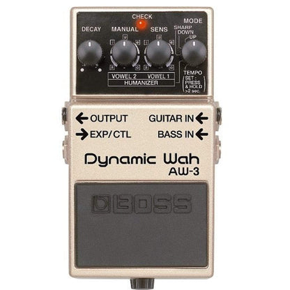 Boss AW-3 Dynamic Wah Bundle w/ Boss PSA-120S2 Power Supply Effects and Pedals / Wahs and Filters