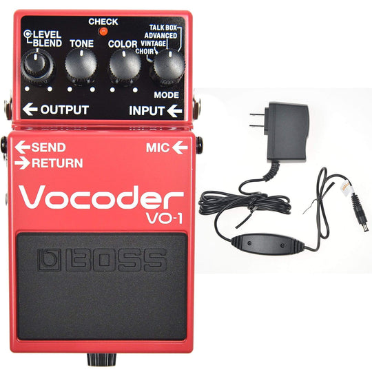 Boss VO-1 Vocoder Bundle w/ Boss PSA-120S2 Power Supply Effects and Pedals / Wahs and Filters