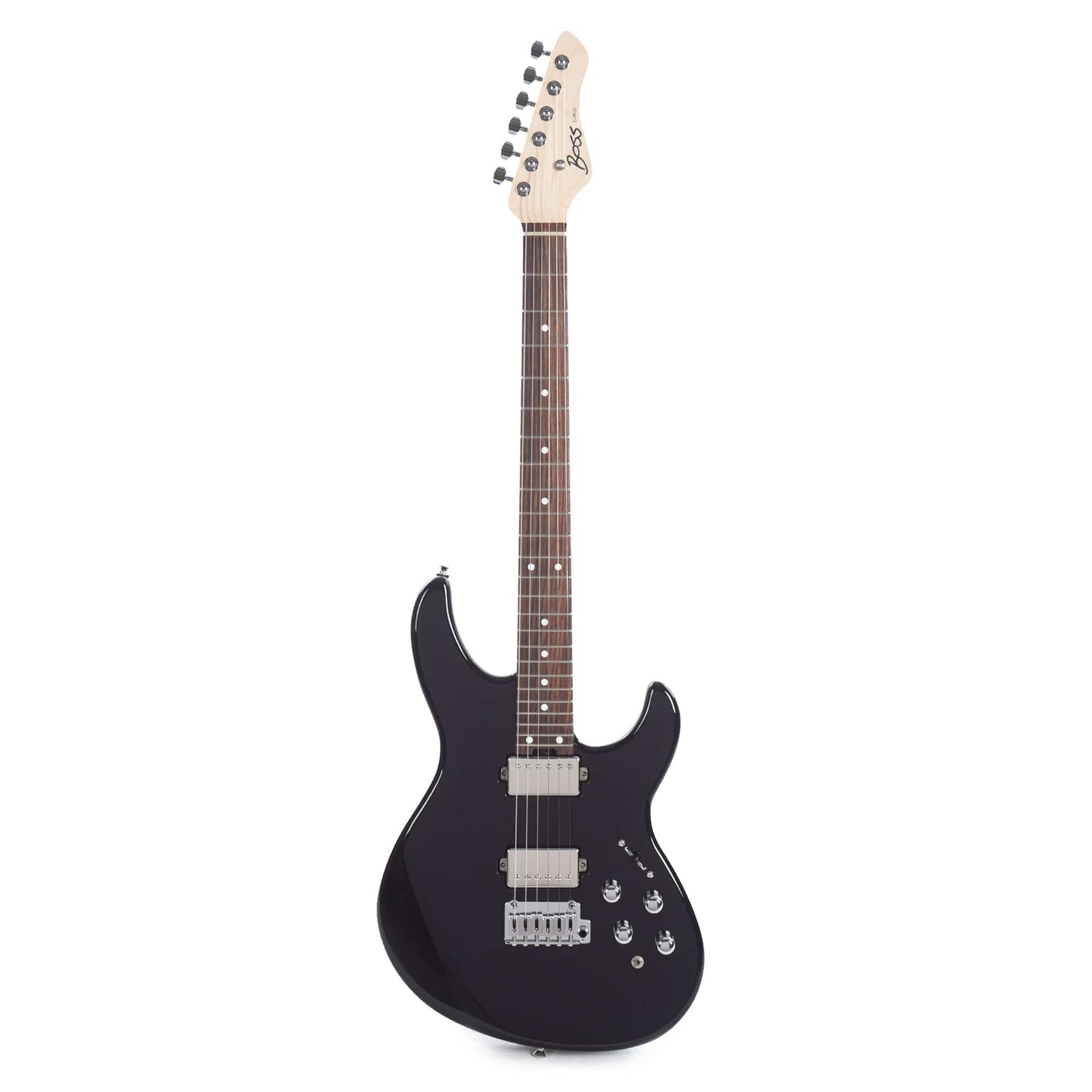 BOSS Eurus GS-1 Custom Electronic Guitar Black w/SY Synth Engine Electric Guitars / Solid Body