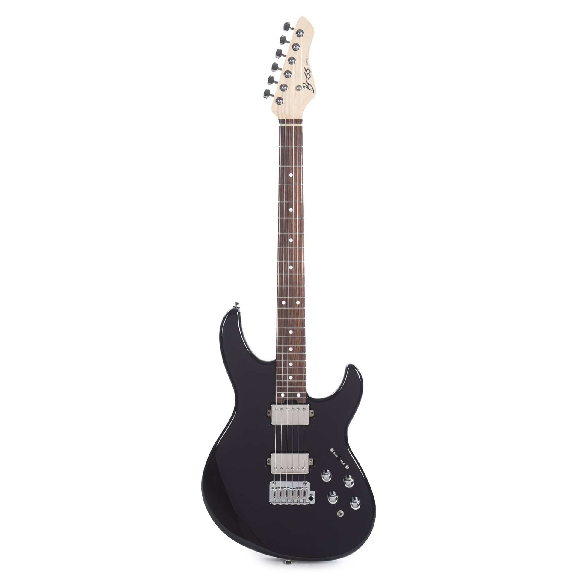 BOSS Eurus GS-1 Custom Electronic Guitar Black w/SY Synth Engine Electric Guitars / Solid Body