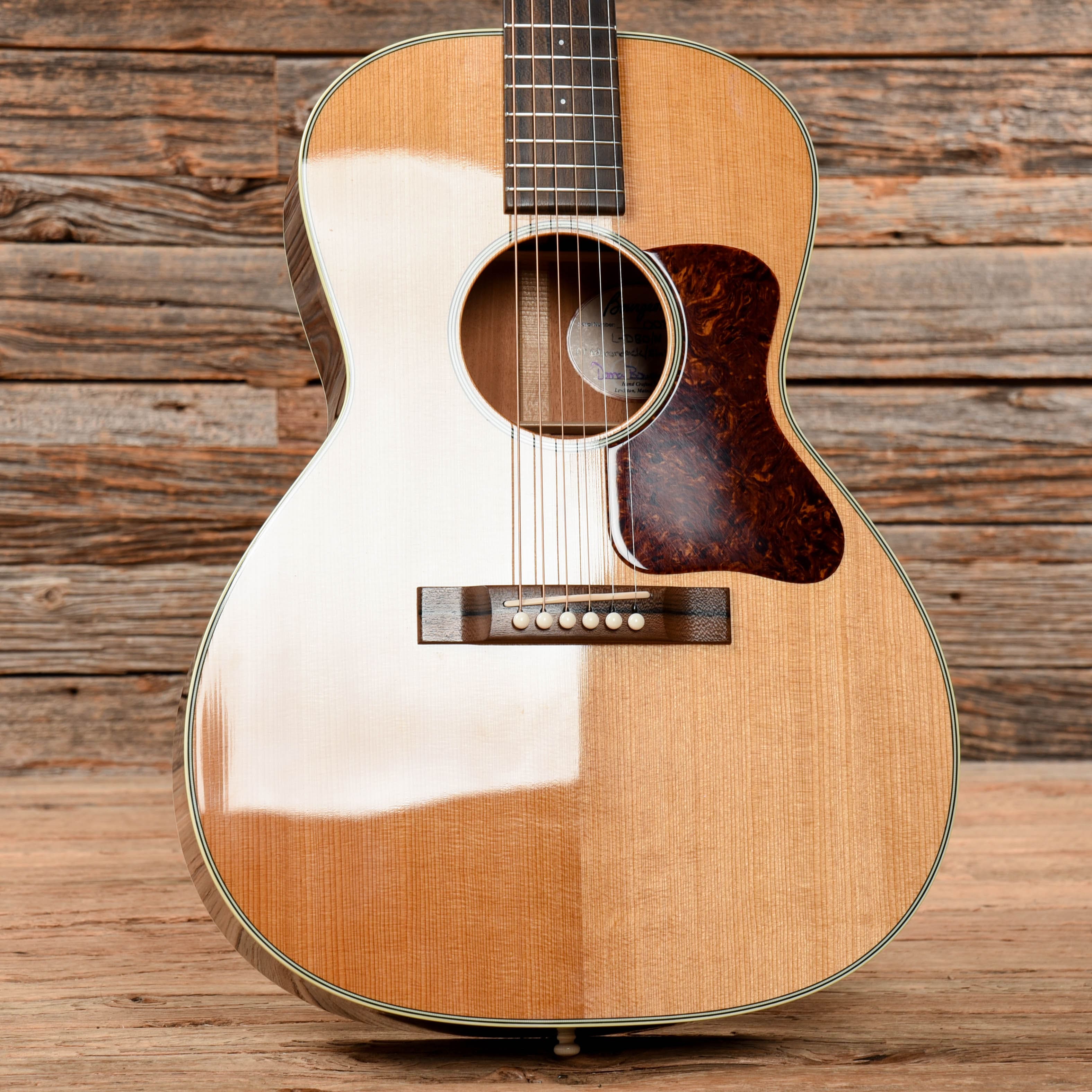Bourgeois L-DBO/N 14-Fret Aged Tone Adirondack Top & Sinker Mahogany Back & Sides Natural 2019 Acoustic Guitars / Concert
