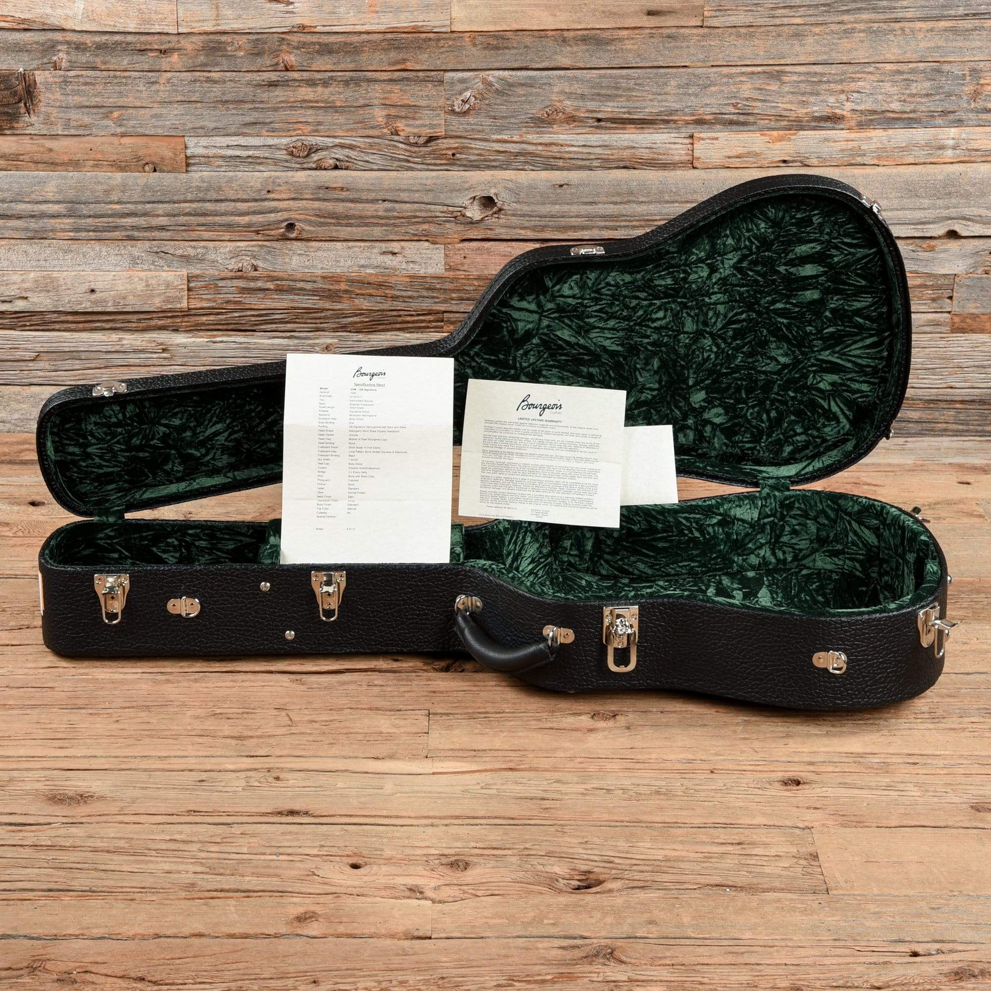 Bourgeois Limited Edition JOM Adirondack/Brazilian Rosewood Natural Acoustic Guitars / Jumbo