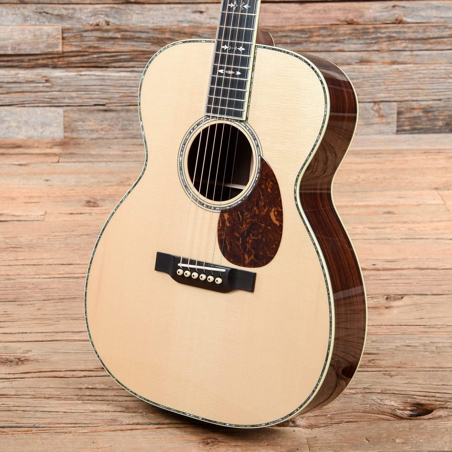 Bourgeois OM-42 Style w/Adirondack Top Natural 2018 Acoustic Guitars / OM and Auditorium