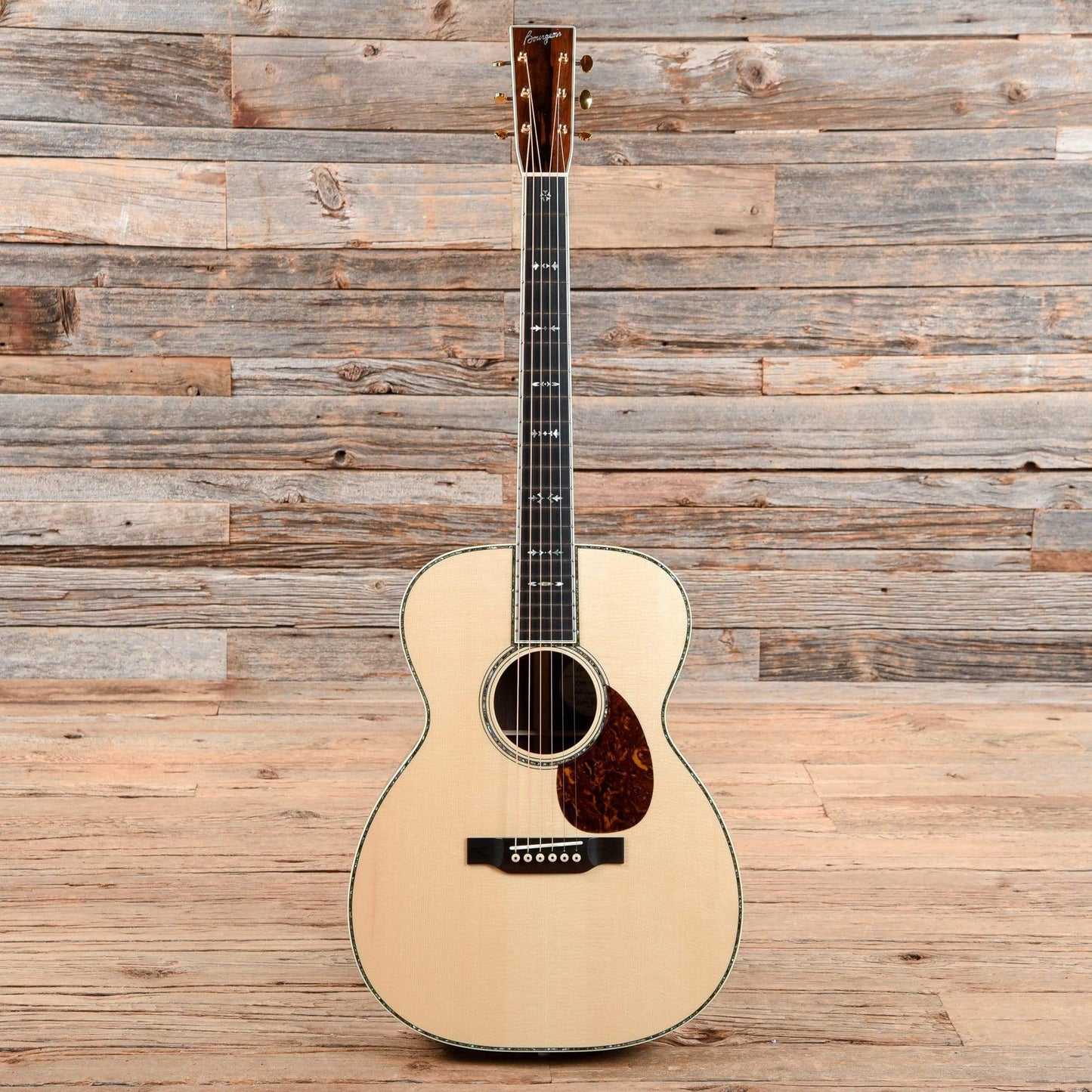 Bourgeois OM-42 Style w/Adirondack Top Natural 2018 Acoustic Guitars / OM and Auditorium