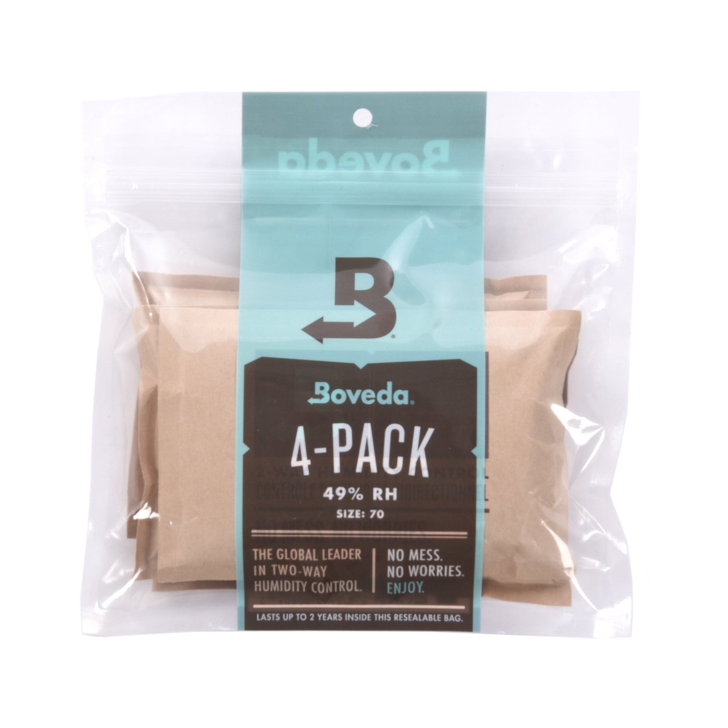 Boveda 2-Way Humidity Control Refill 4-Pack 49% RH Size 70 Accessories / Humidifiers