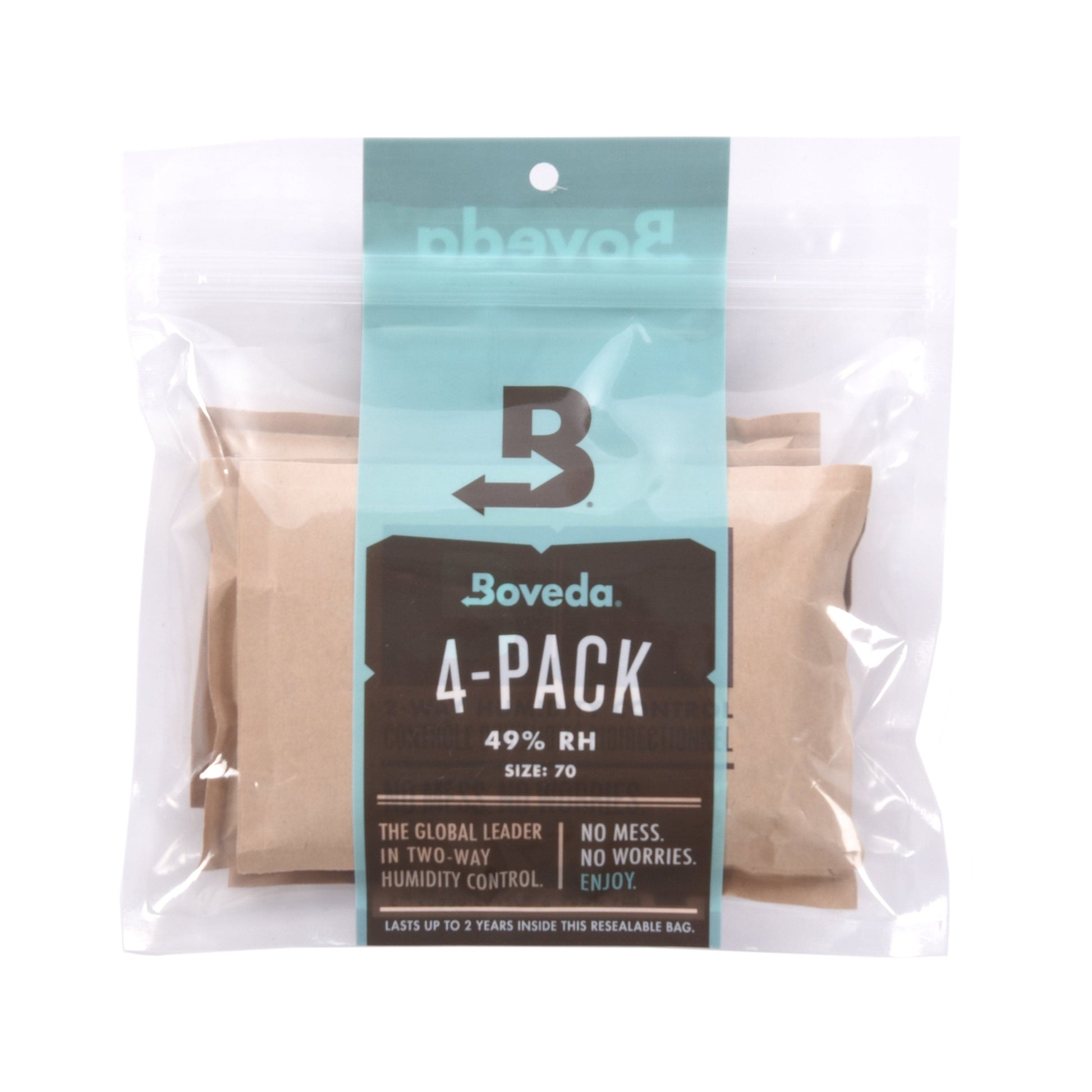 Boveda 2-Way Humidity Control Refill 4-Pack 49% RH Size 70 Accessories / Humidifiers