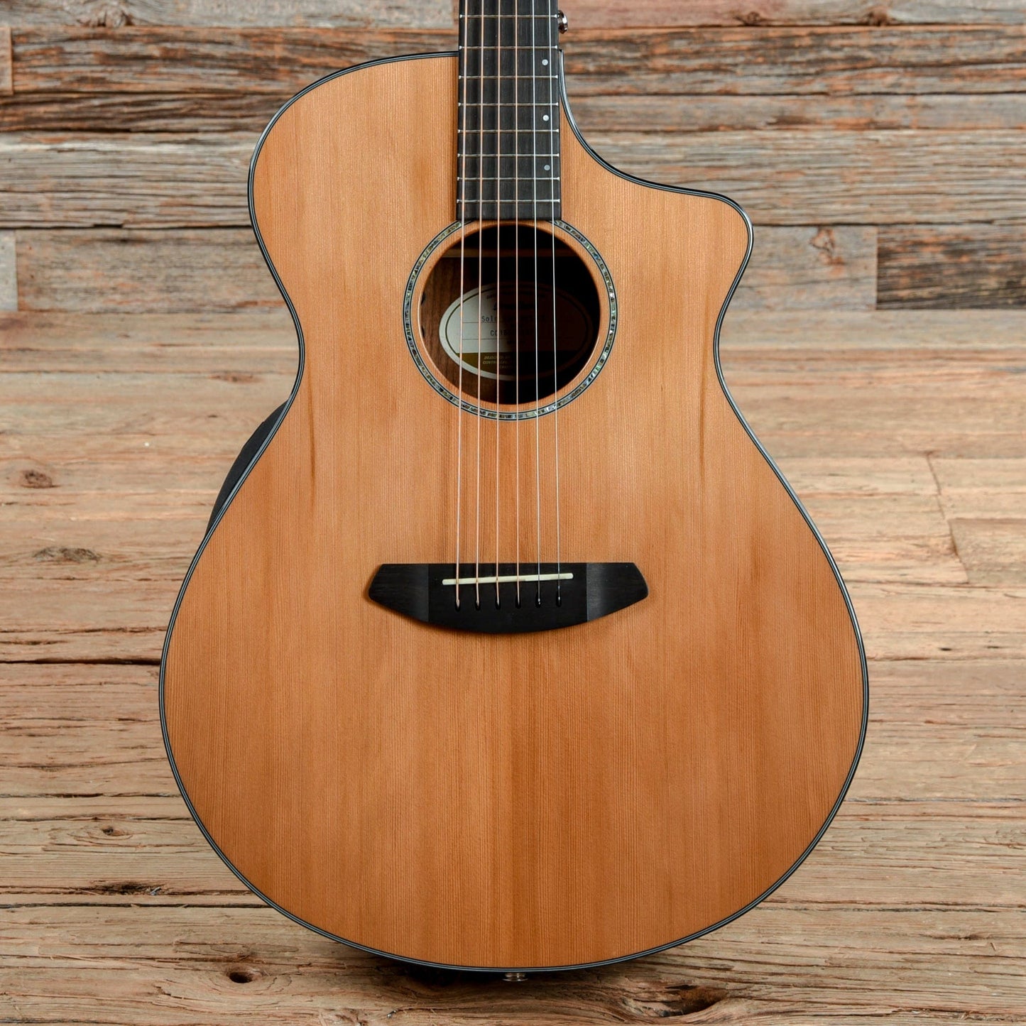 Breedlove Solo Concert CE Natural 2018 Acoustic Guitars / Concert