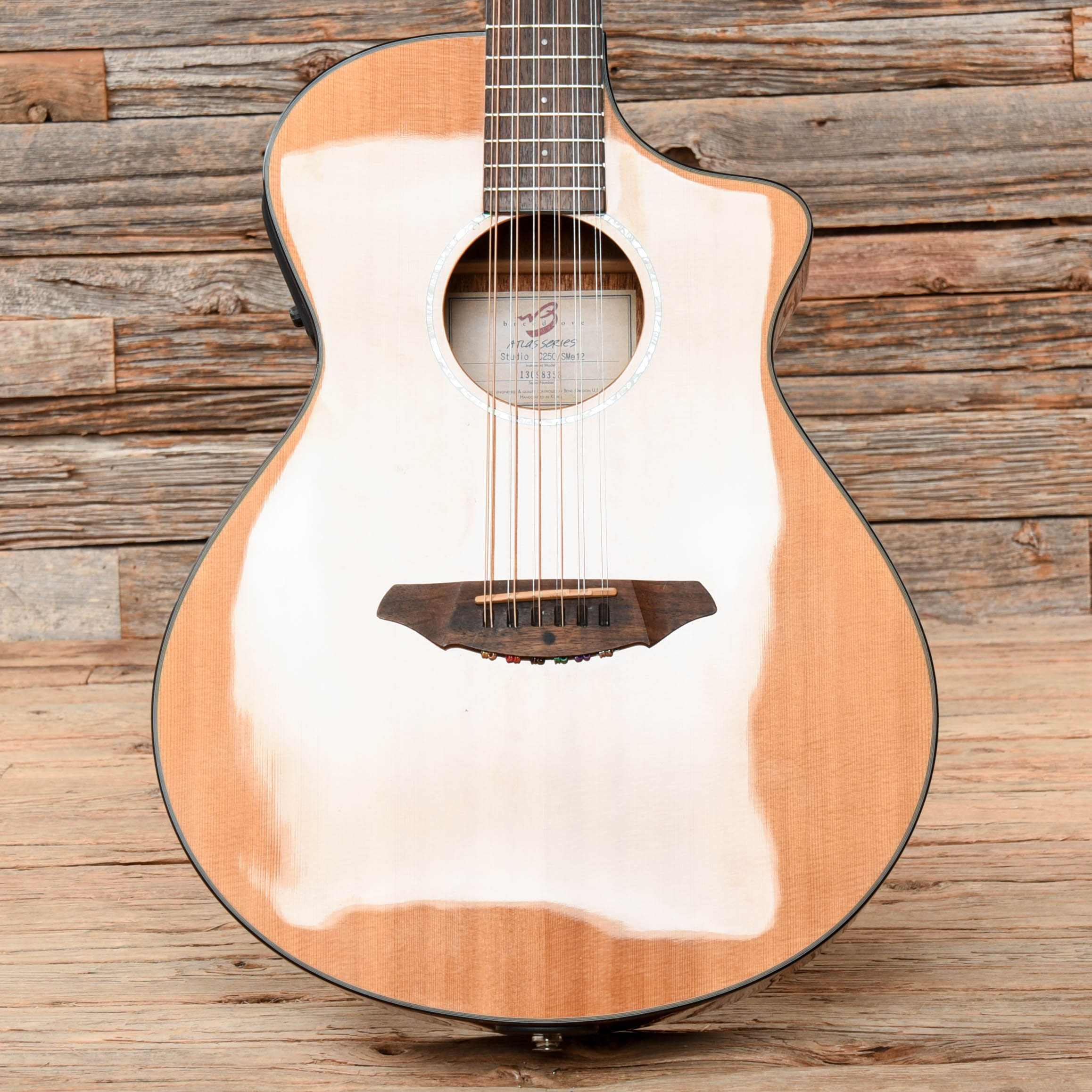 Breedlove Atlas Studio C250/SMe-12 Natural w/OHSC (Serial #13098358) USED Acoustic Guitars / Dreadnought