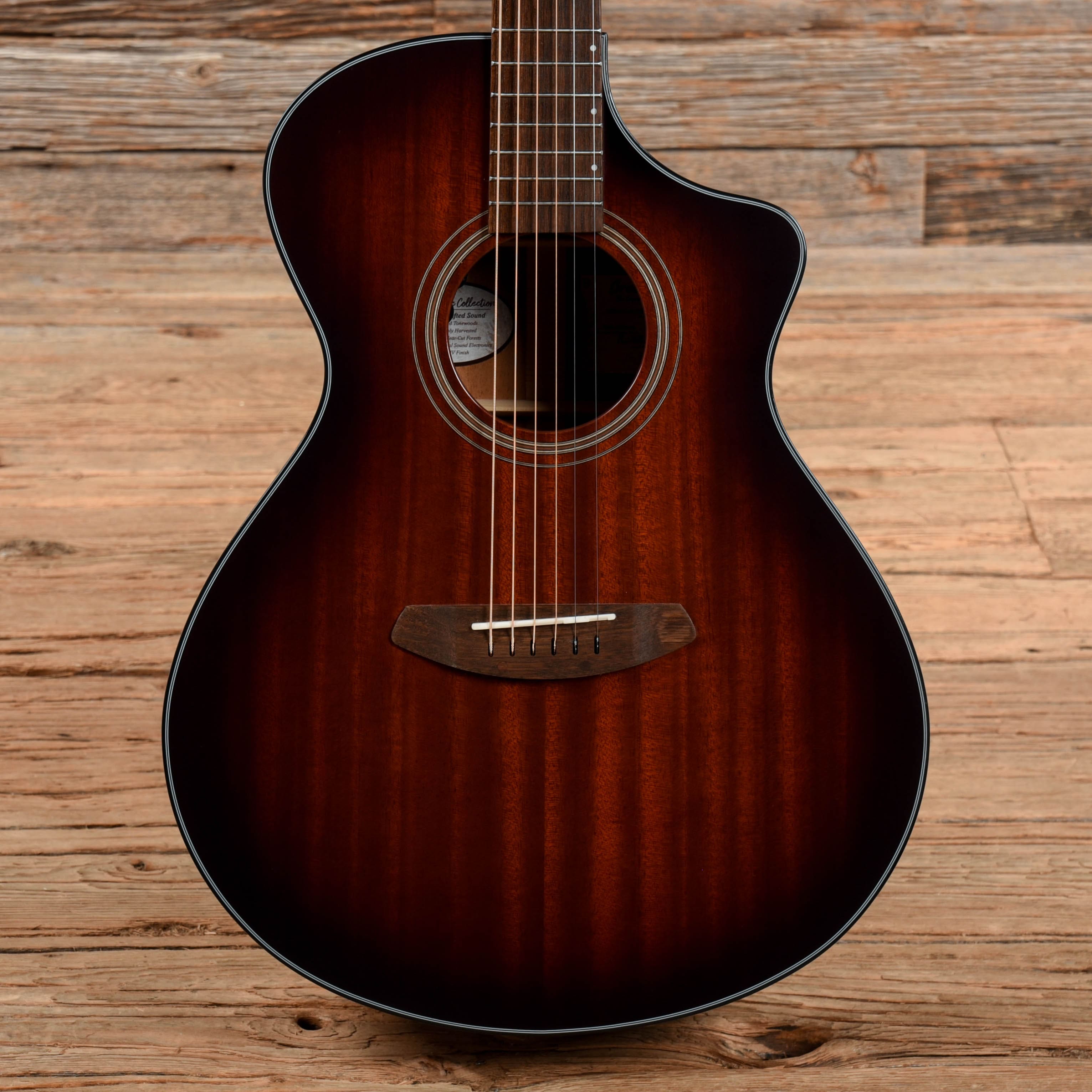 Breedlove Organic Series Wildwood Concert Satin Sunburst Acoustic Guitars / OM and Auditorium