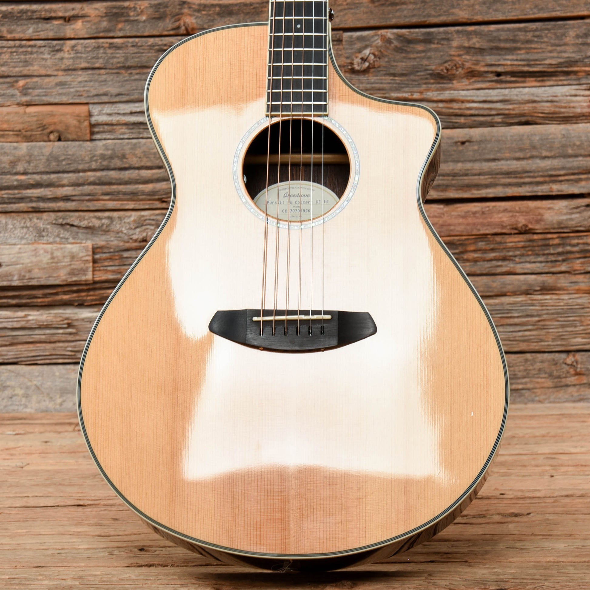 Breedlove Pursuit EX Concert CE IR Natural Acoustic Guitars / OM and Auditorium
