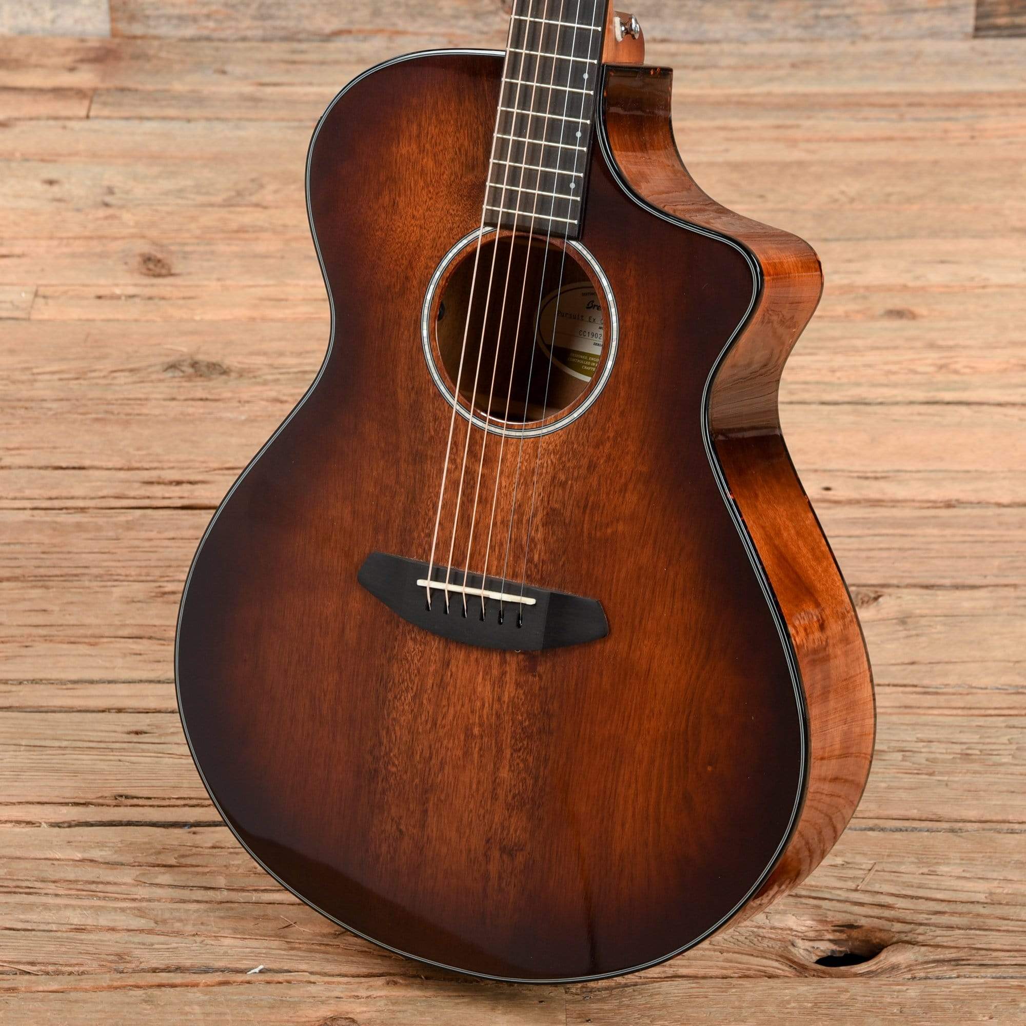 Breedlove Pursuit Exotic Concert Cutaway CE Myrtlewood Sunburst 2019 Acoustic Guitars / OM and Auditorium