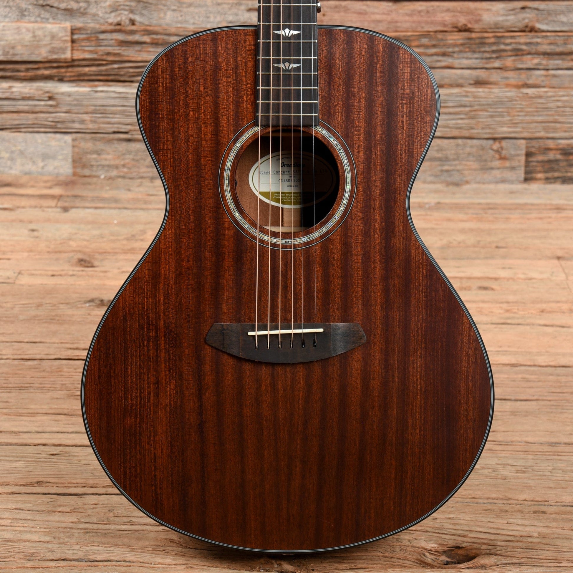 Breedlove Stage Concert Satin E Mahogany Natural 2018 Acoustic Guitars / OM and Auditorium