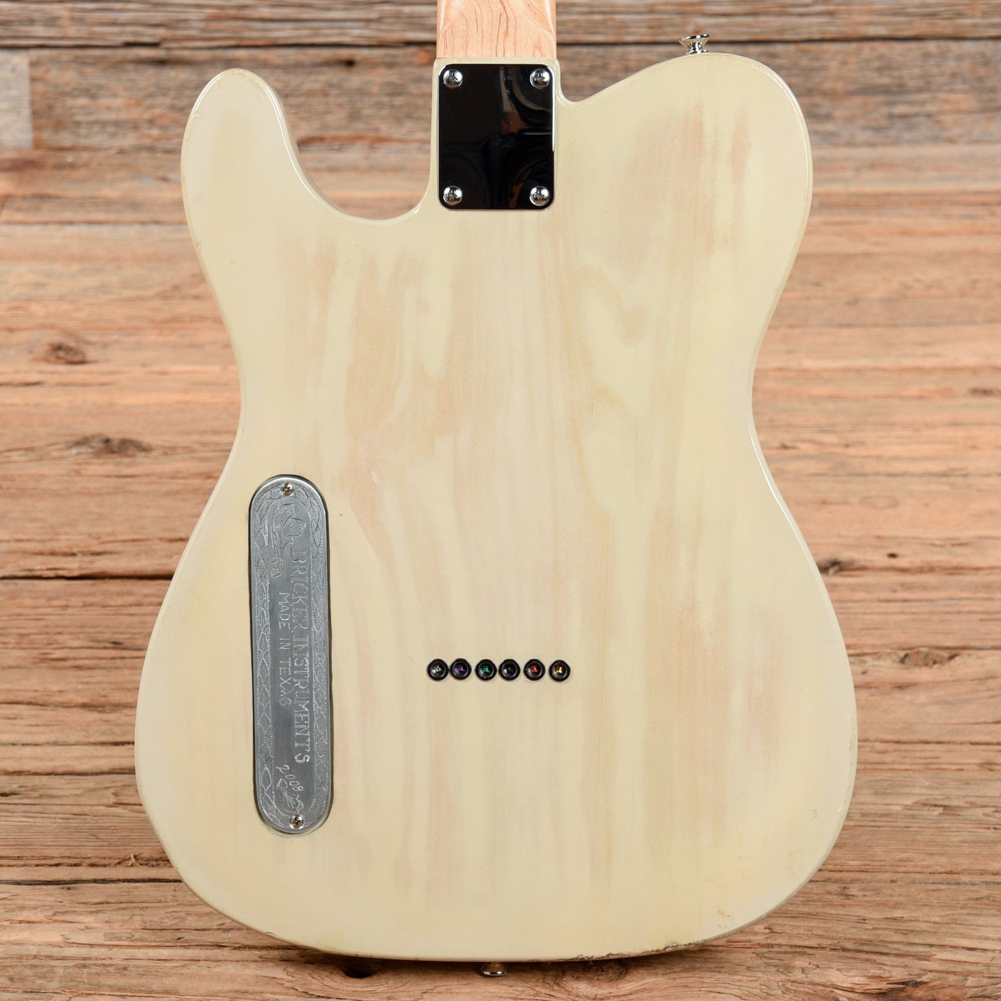Bricker E Style Blonde Electric Guitars / Solid Body