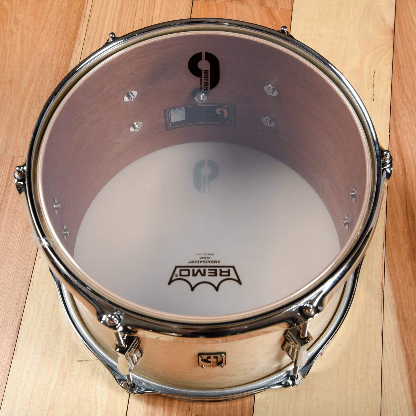 British Drum Co. 12/16/22 3pc. Lounge Series Drum Kit Wiltshire White Drums and Percussion / Acoustic Drums / Full Acoustic Kits